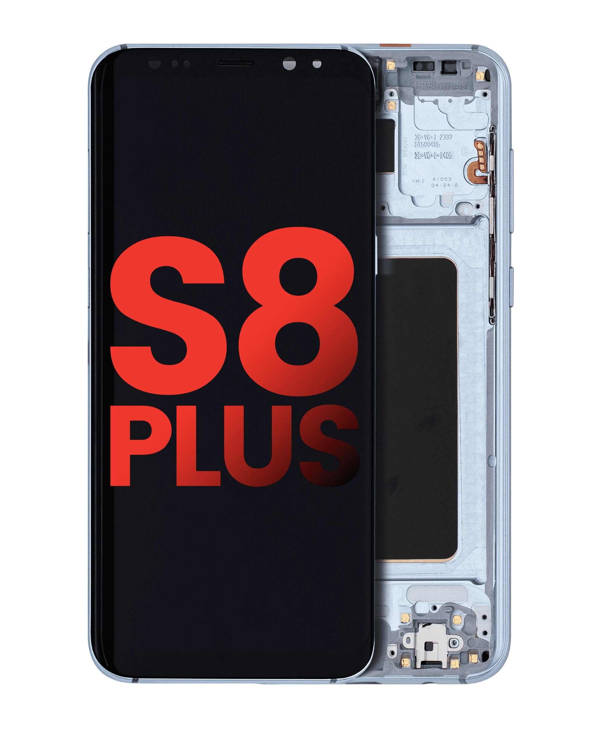 Display OLED completo con Frame per Samsung Galaxy S8 Plus (Coral Blu)