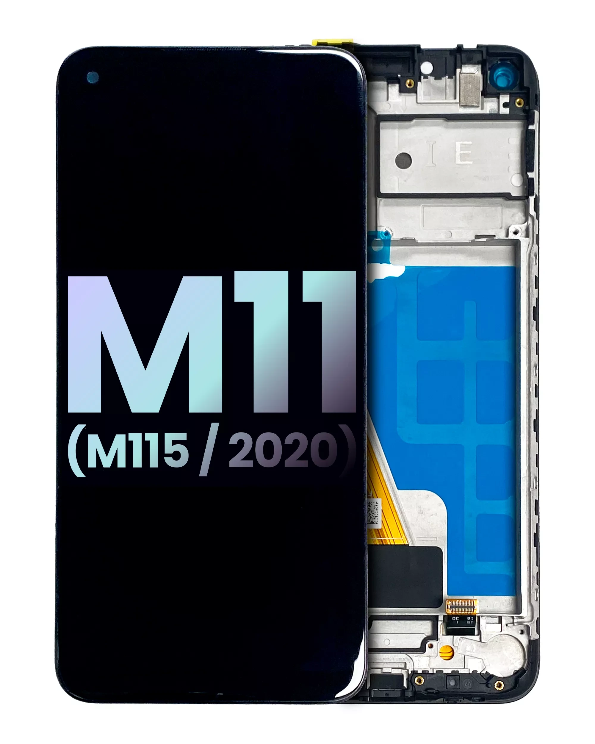 Display LCD completo per Samsung Galaxy M11 (M115 / 2020) (Service Pack) (Nero)