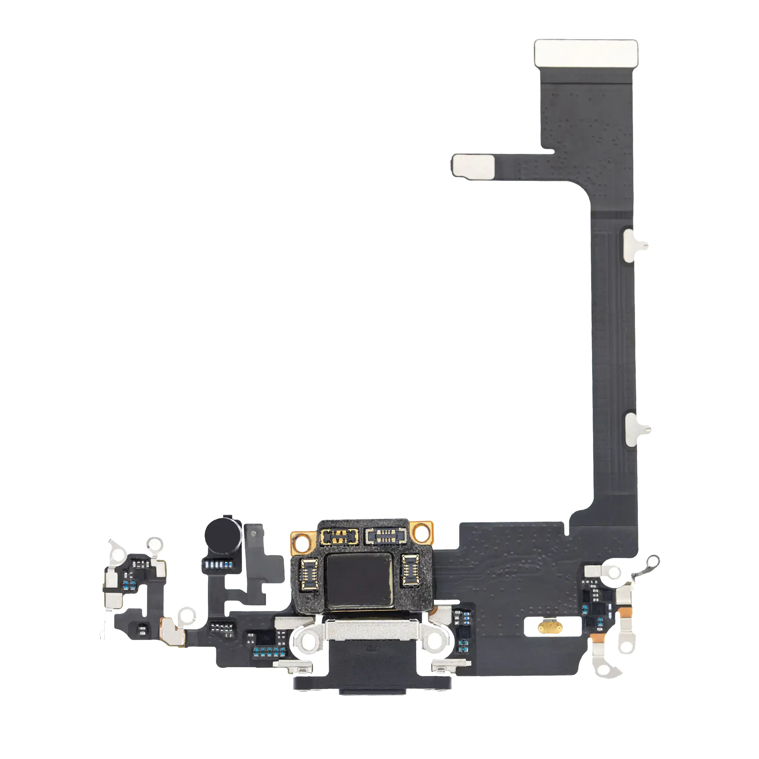 Flat connettore di ricarica con scheda per iPhone 11 Pro (Premium) (Grigio siderale)