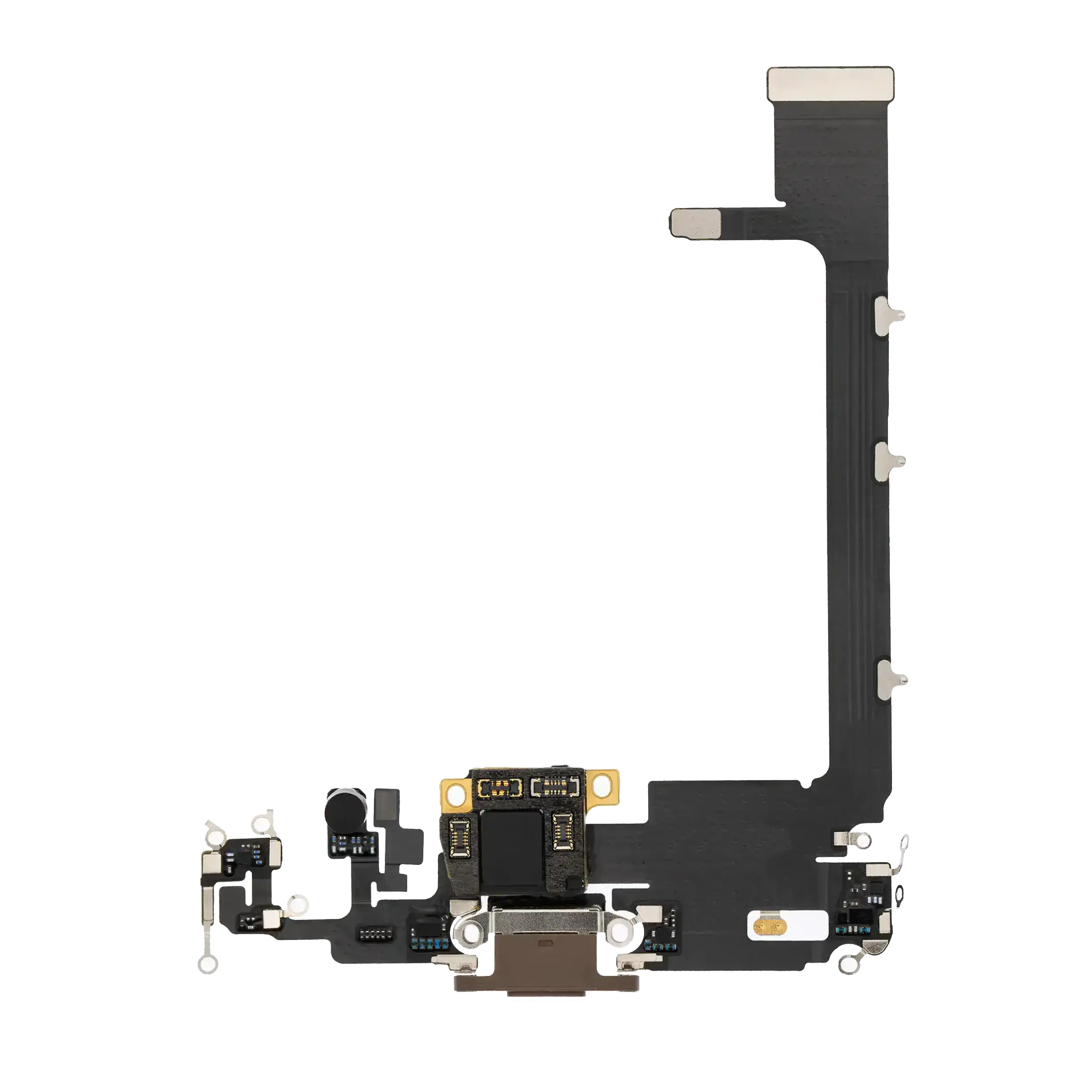 Flat connettore di ricarica con scheda per iPhone 11 Pro Max (Premium) (Oro)