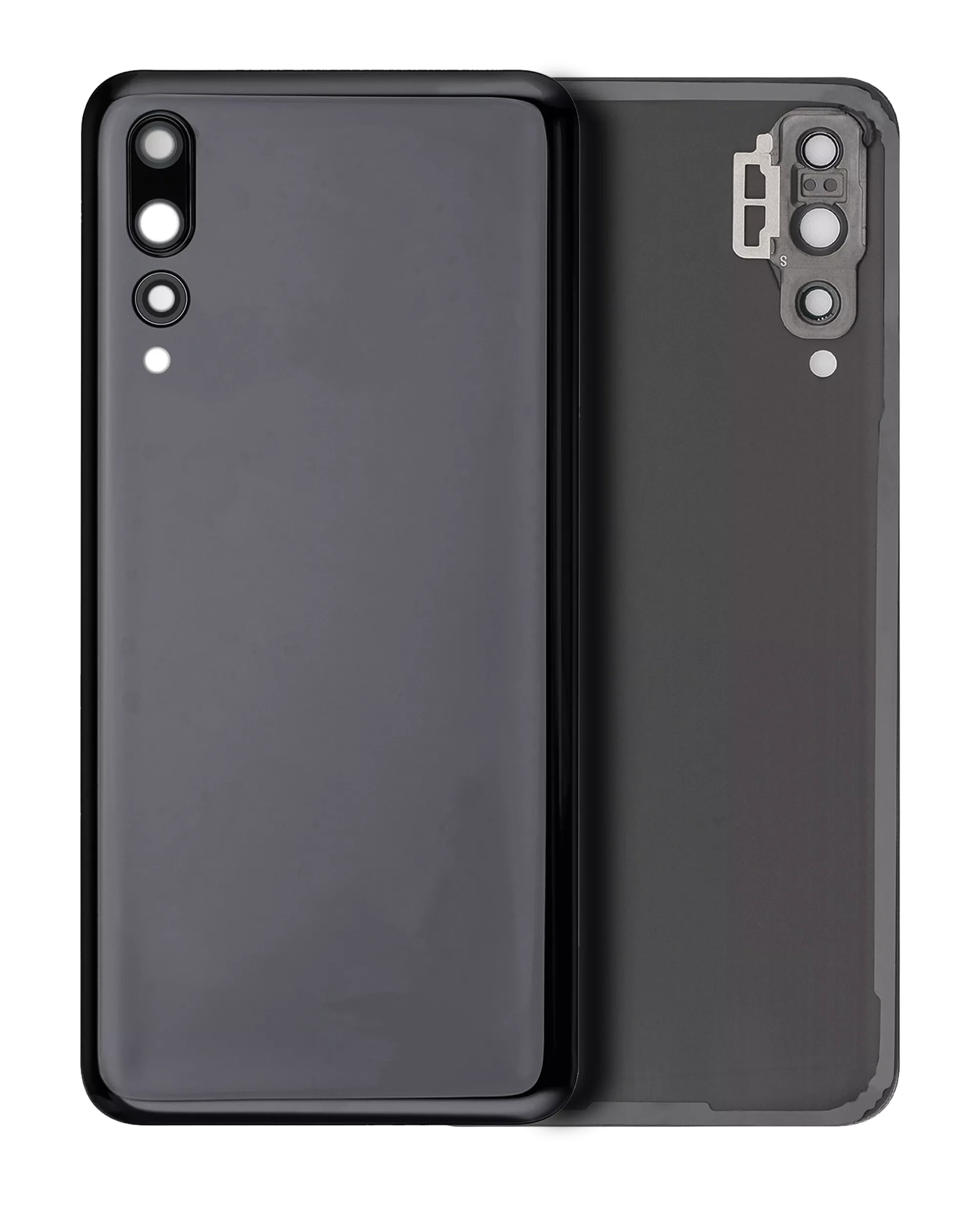 vetro cover posteriore con Vetro fotocamera per Huawei P20 Pro (Nero)