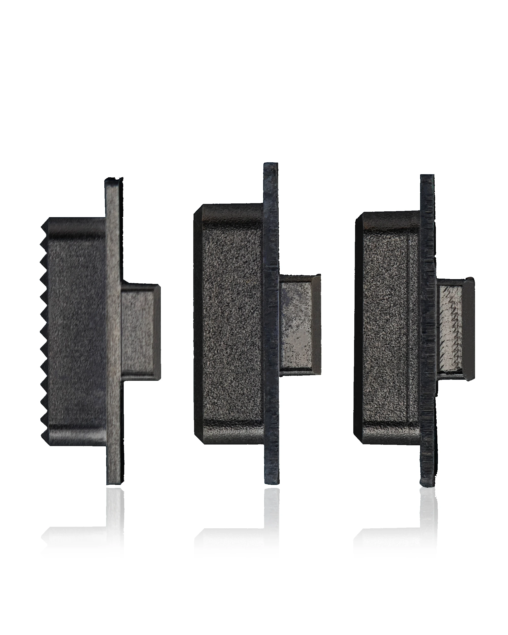 Hard Buttons (Accensione / Volume) con Holding staffa per Motorola Moto Z Play Droid (XT1635 / 2016) (Nero)