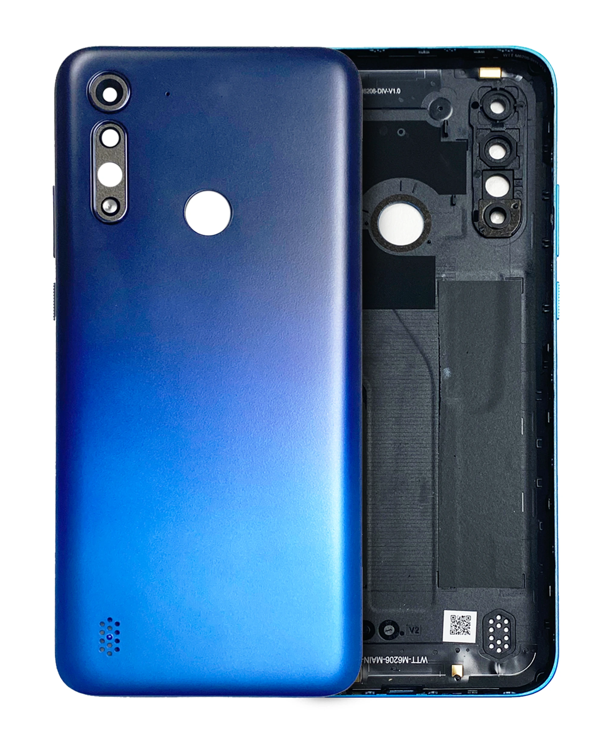 vetro cover posteriore per Motorola Moto G8 Power Lite (XT2055 / 2020) (Royal Blu)