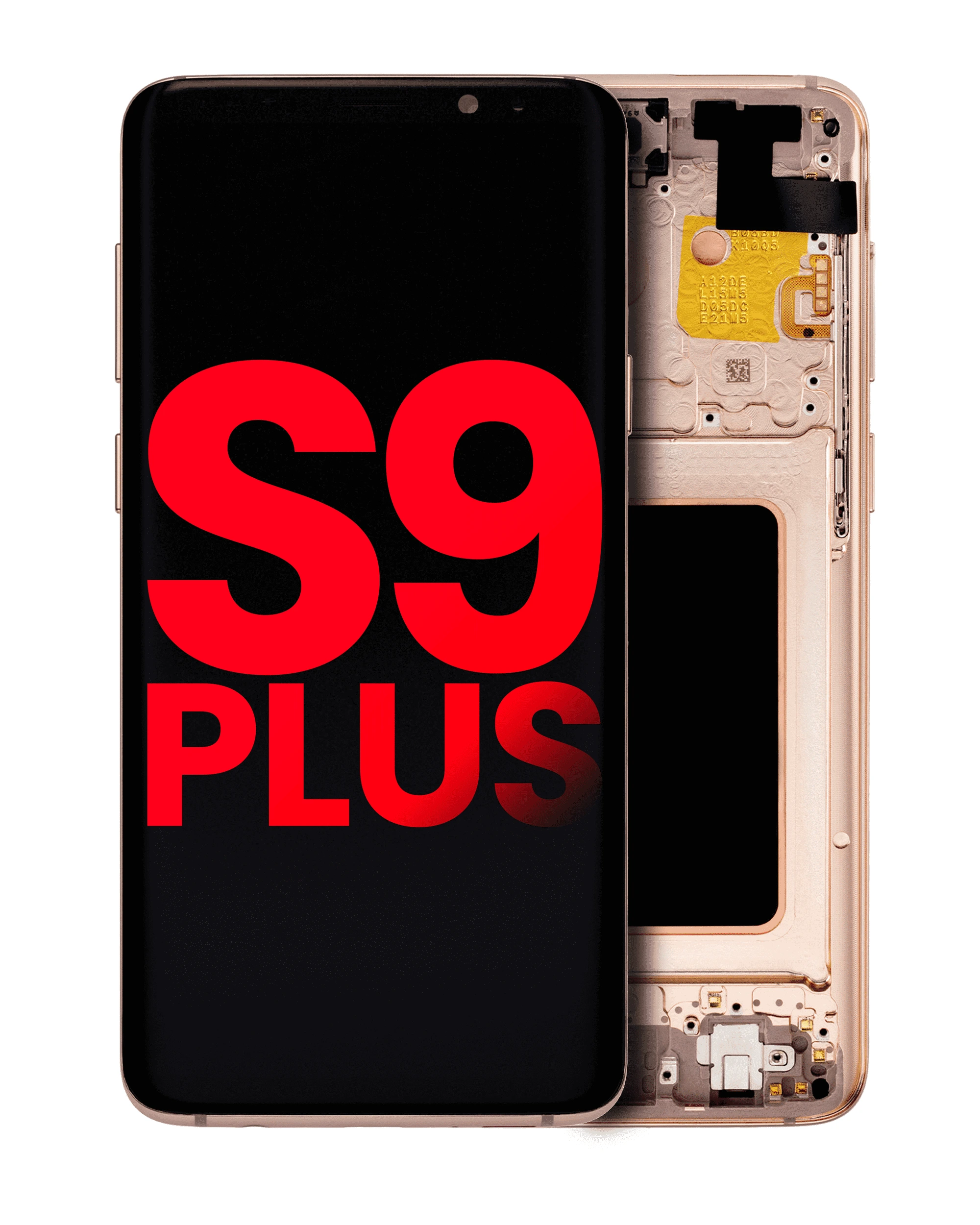 Display OLED completo con Frame per Samsung Galaxy S9 Plus (Sunrise Oro)