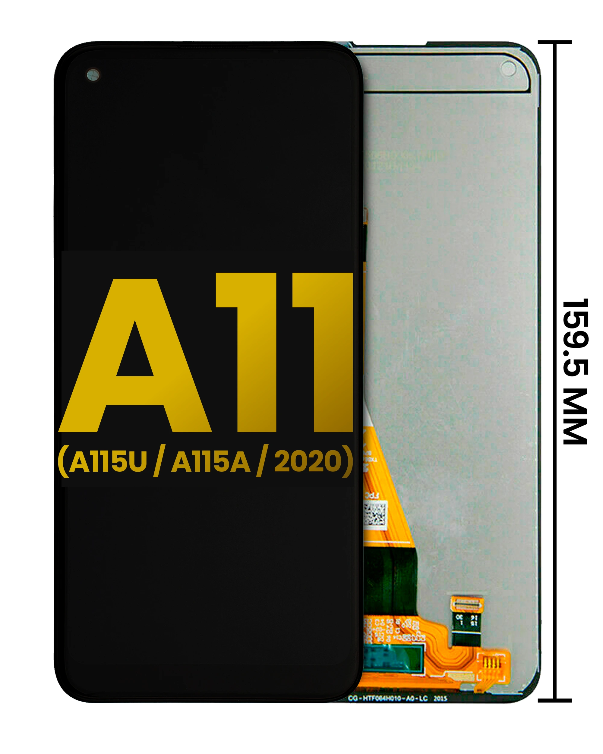 Display LCD completo senza Frame per Samsung Galaxy A11 (A115U / A115A / 2020) (US Version) (Refurbished) (tutti i colori)