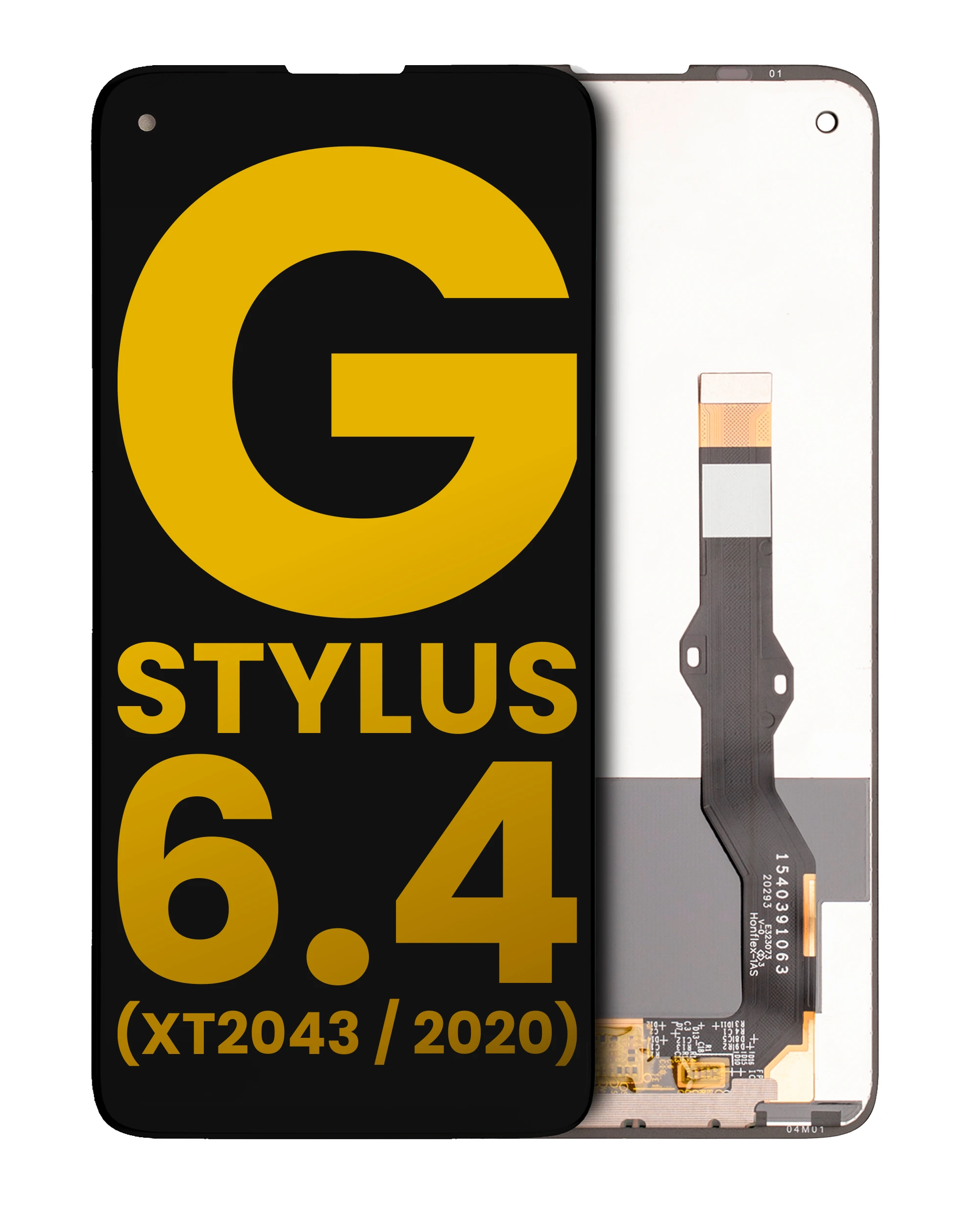 Display LCD completo senza Frame per Motorola Moto G Stylus 6.4" (XT2043 / 2020) (Refurbished) (tutti i colori)