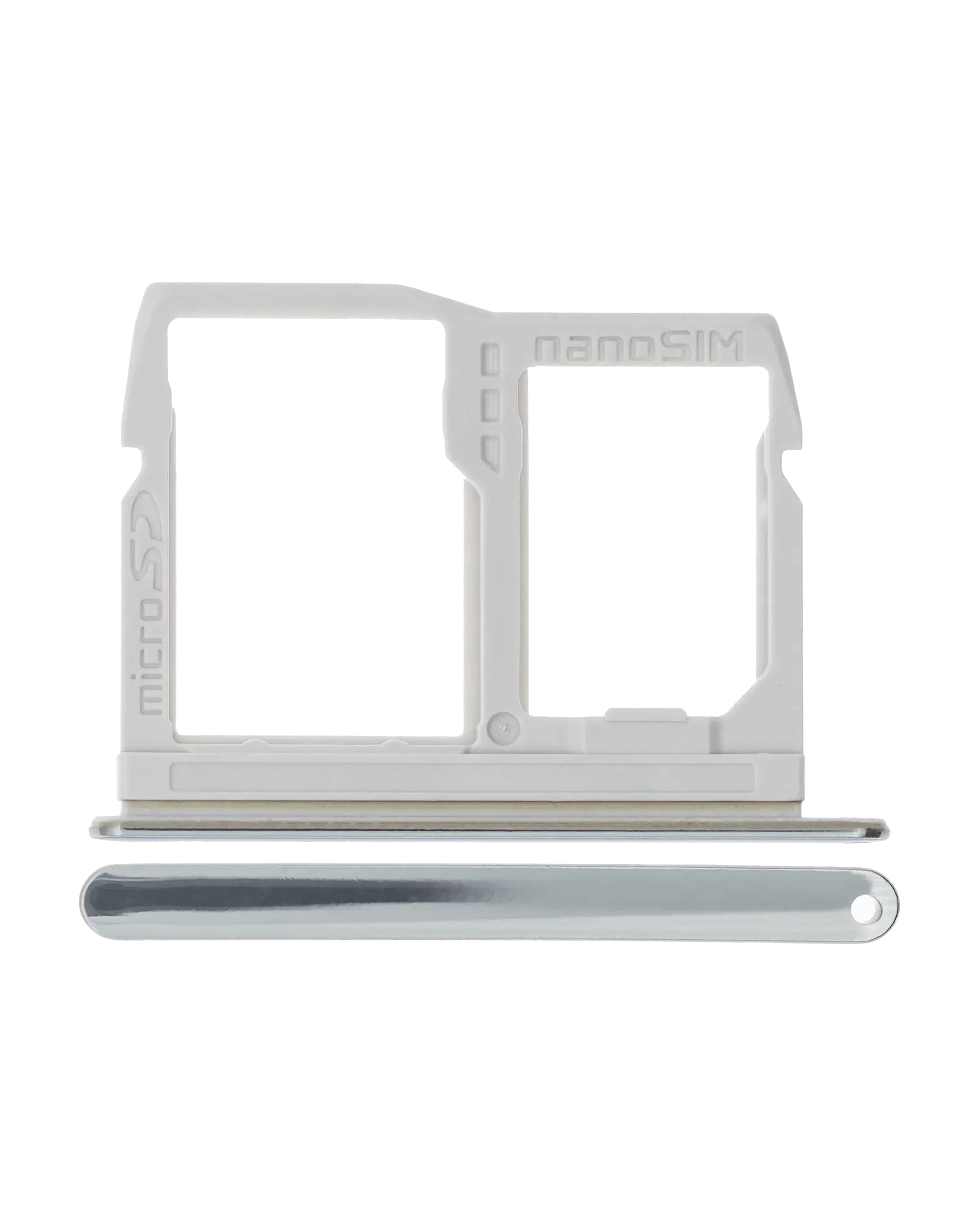 Carrellino SIM per LG Stylo 6 / K71 (Argento)