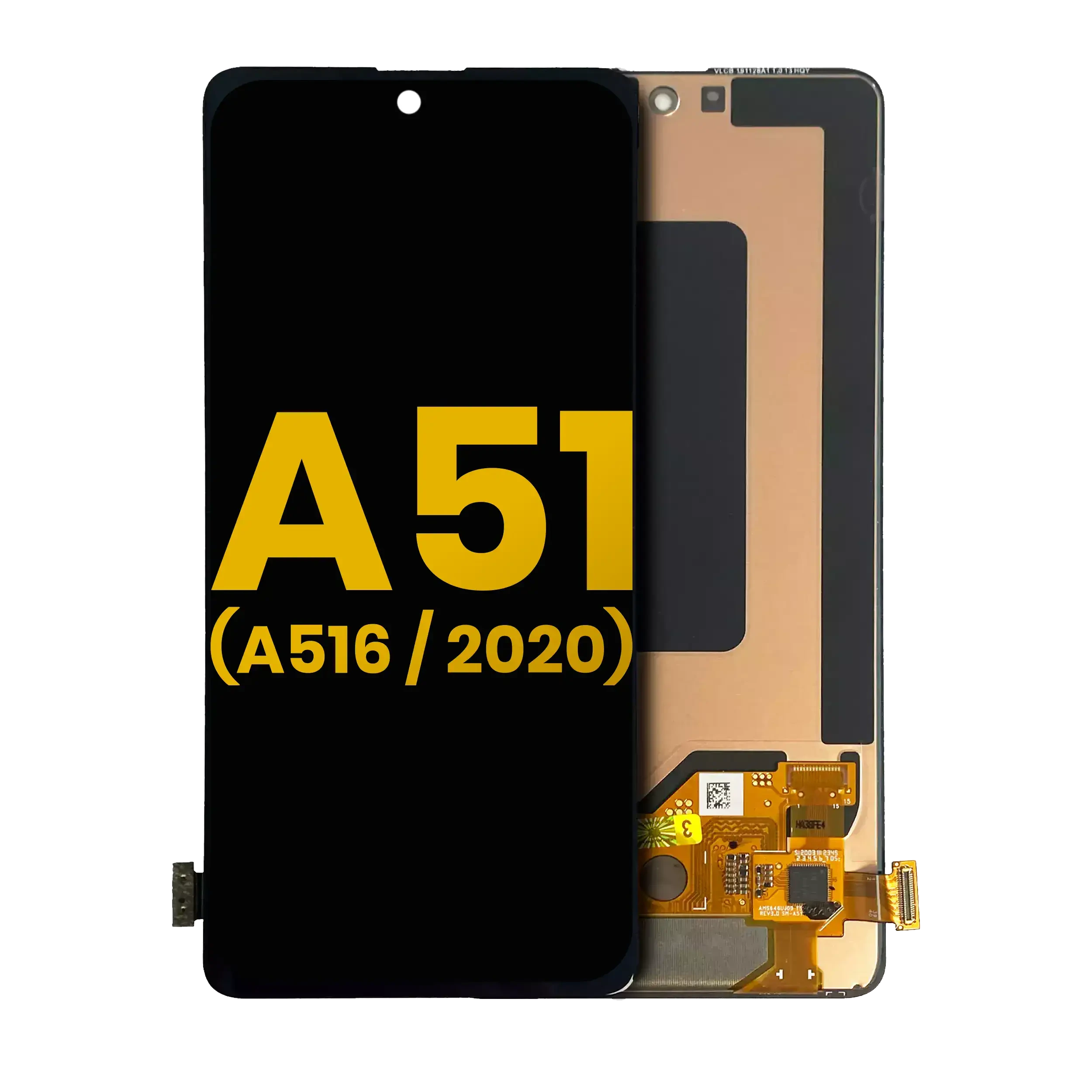 Display OLED completo senza Frame per Samsung Galaxy A51 5G (A516 / 2020) (All Models) (Refurbished) (tutti i colori)