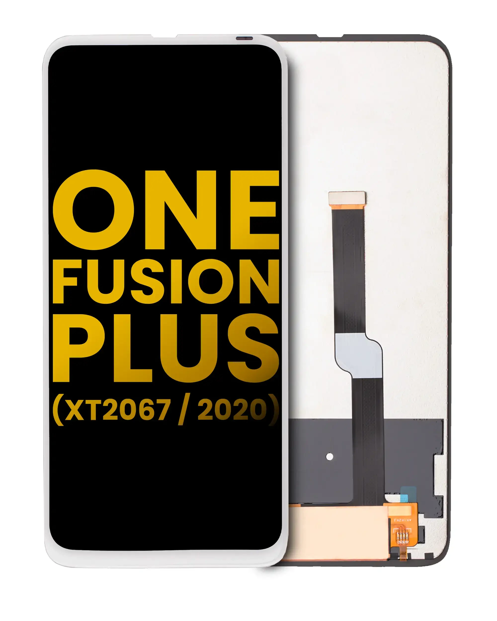 Display LCD completo senza Frame per Motorola One Fusion Plus (XT2067 / 2020) (Refurbished) (Bianco)
