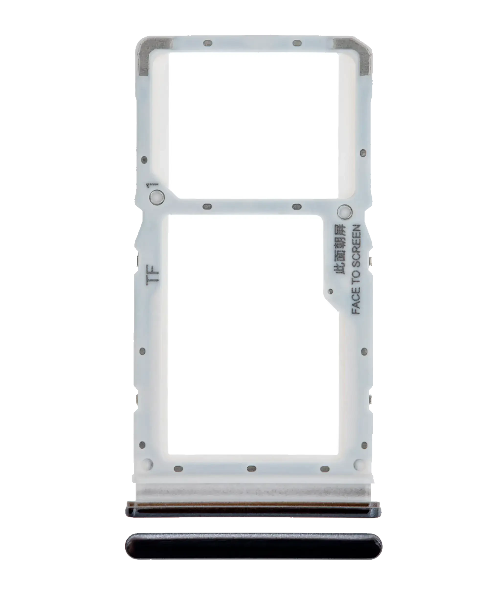 Carrellino SIM per Xiaomi Redmi Note 8 Pro (Nero)