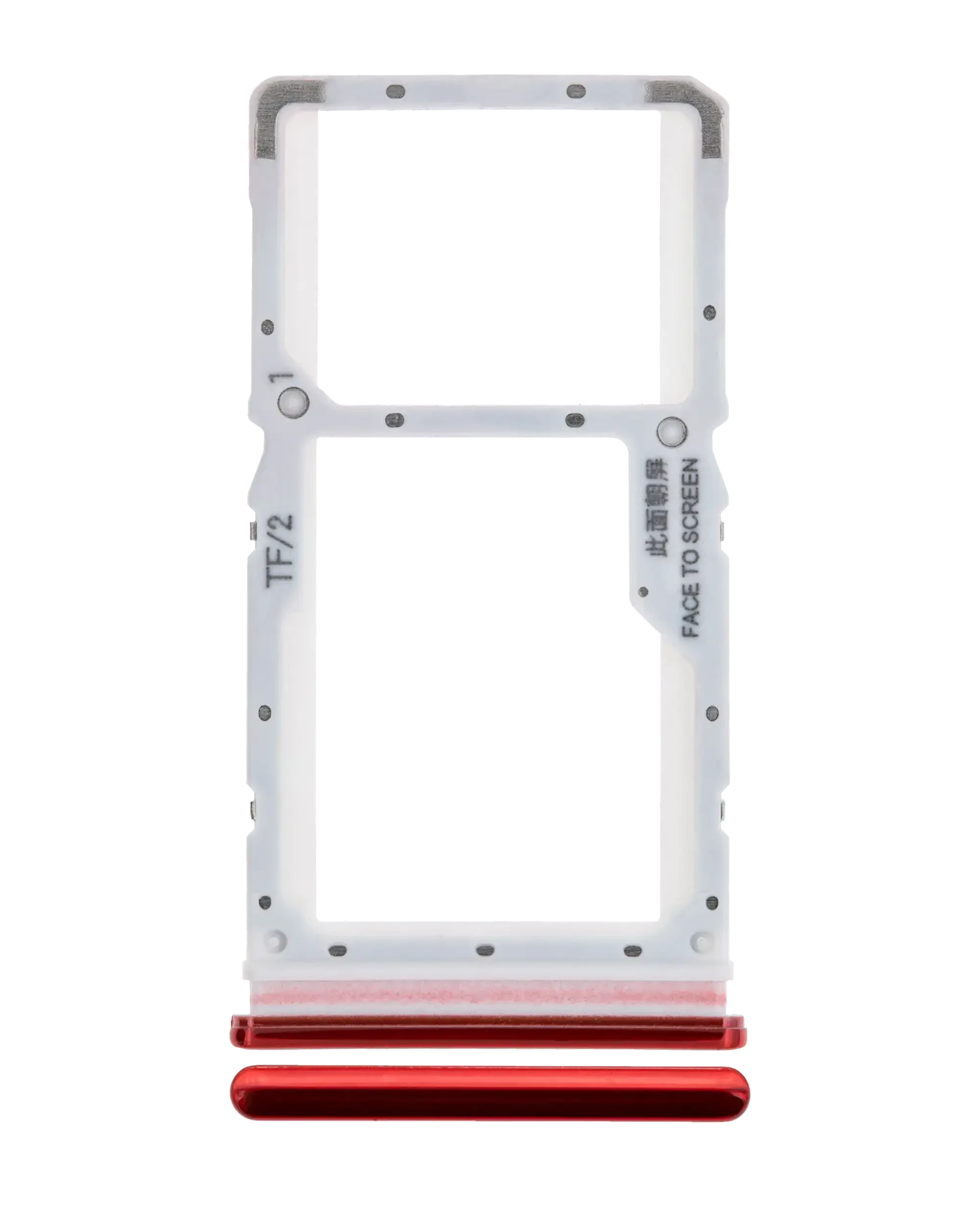 Carrellino SIM per Xiaomi Redmi Note 8 Pro (Rosso)