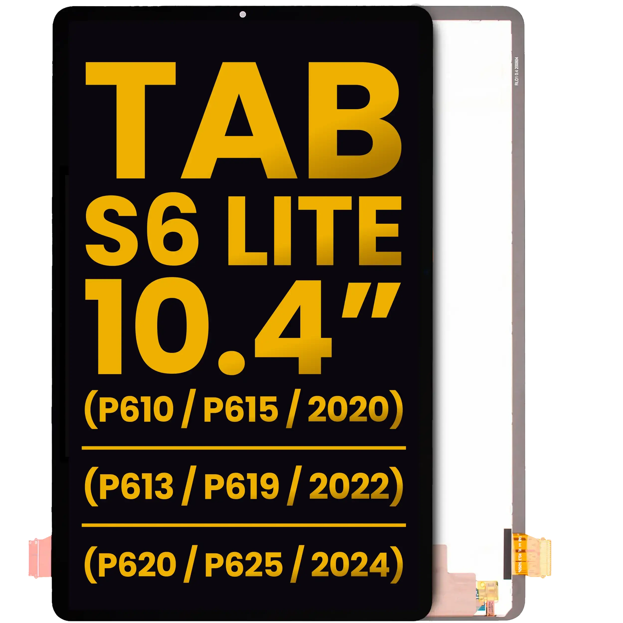 Display LCD completo senza Frame per Samsung Galaxy Tab S6 Lite 10.4" (P610 / P615) (2020) / Tab S6 Lite (P613 / P619) (2022) / Tab S6 Lite 10.4" (P620 / P625) (2024) (Refurbished) (tutti i colori)