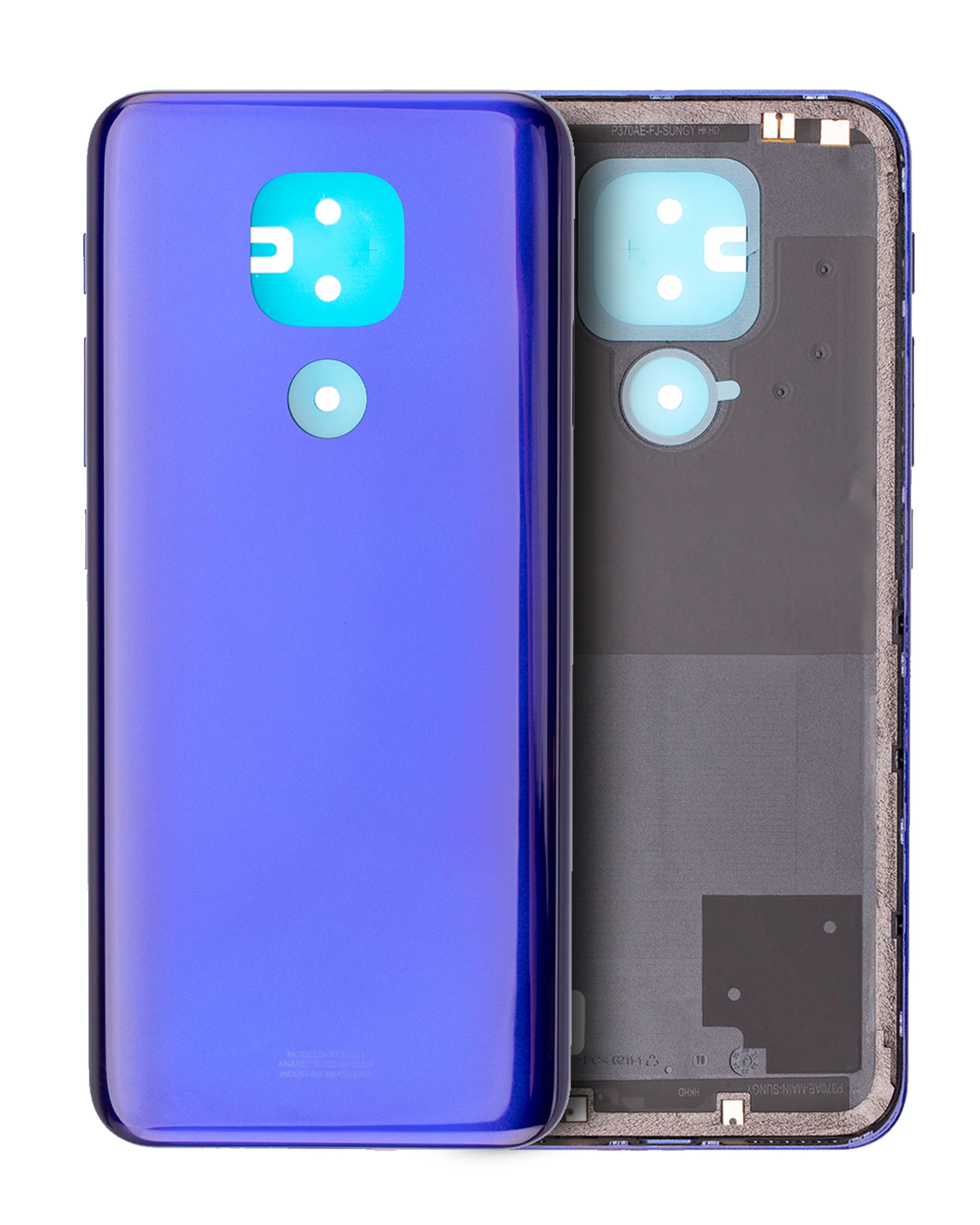 vetro cover posteriore per Motorola Moto G9 Play (XT2083 / 2020) (Sapphire Blu)