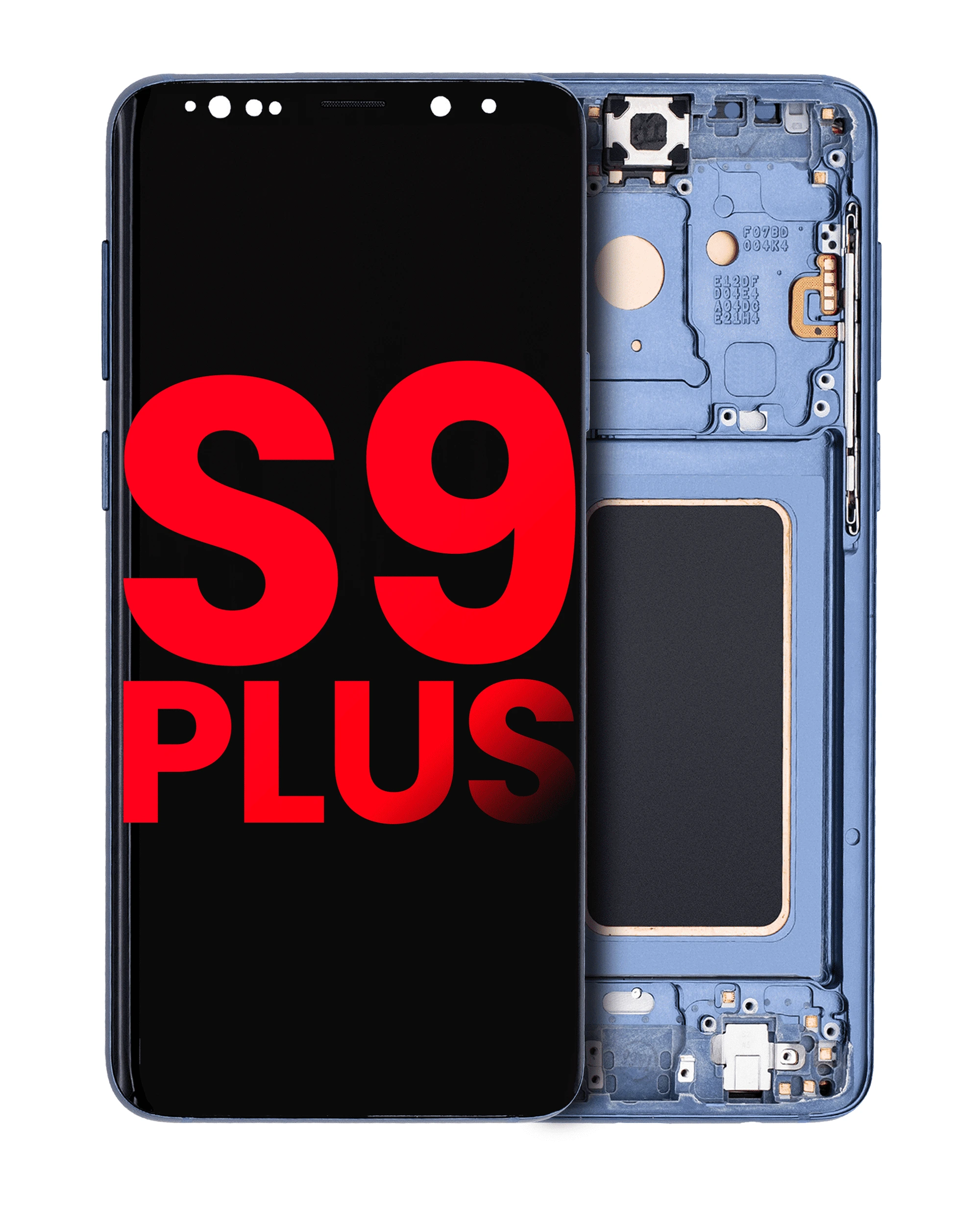 Display OLED completo con Frame per Samsung Galaxy S9 Plus (Coral Blu)