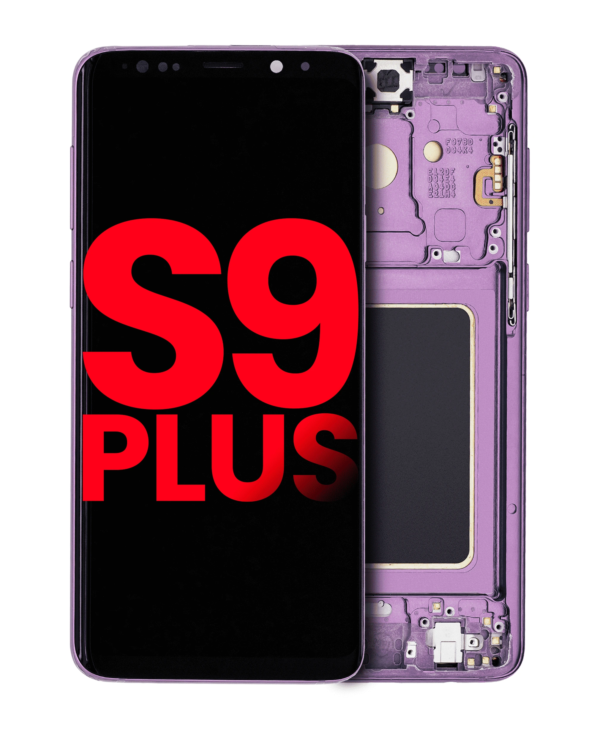 Display OLED completo con Frame per Samsung Galaxy S9 Plus (Lilac Viola)