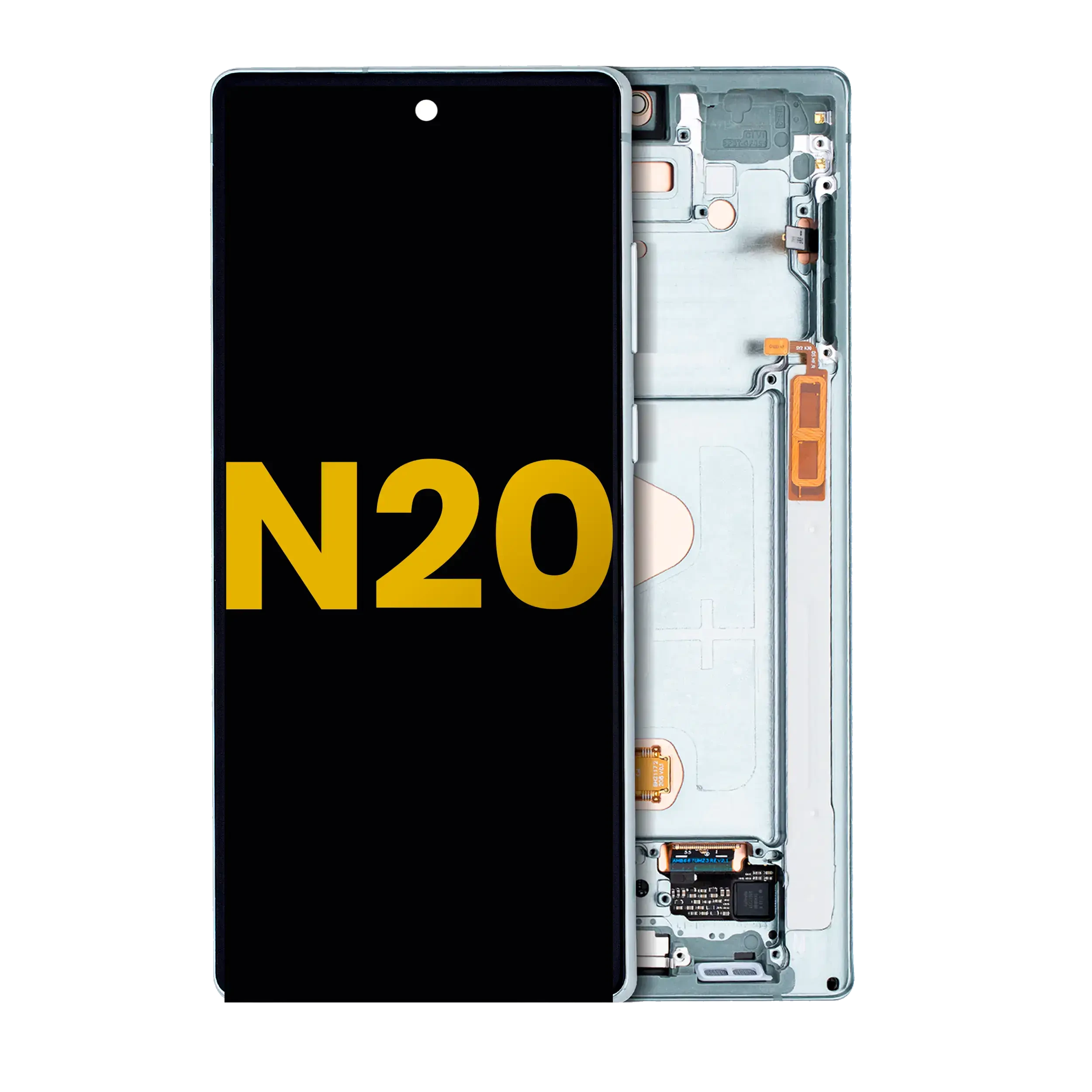 Display OLED completo con Frame per Samsung Galaxy Note 20 5G (Refurbished) (Mystic Verde)