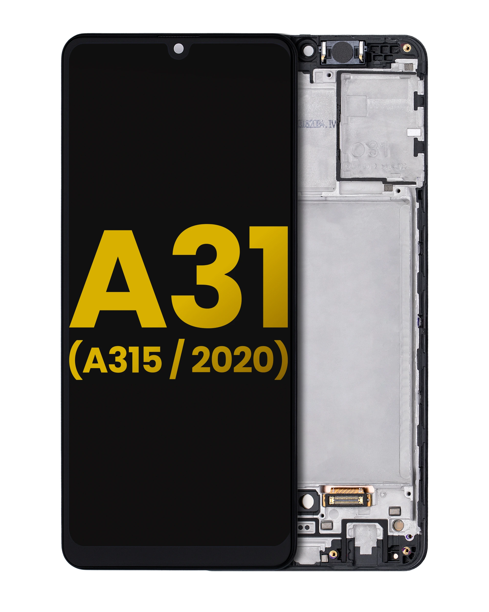 Display OLED completo con Frame per Samsung Galaxy A31 (A315 / 2020) (Refurbished) (tutti i colori)