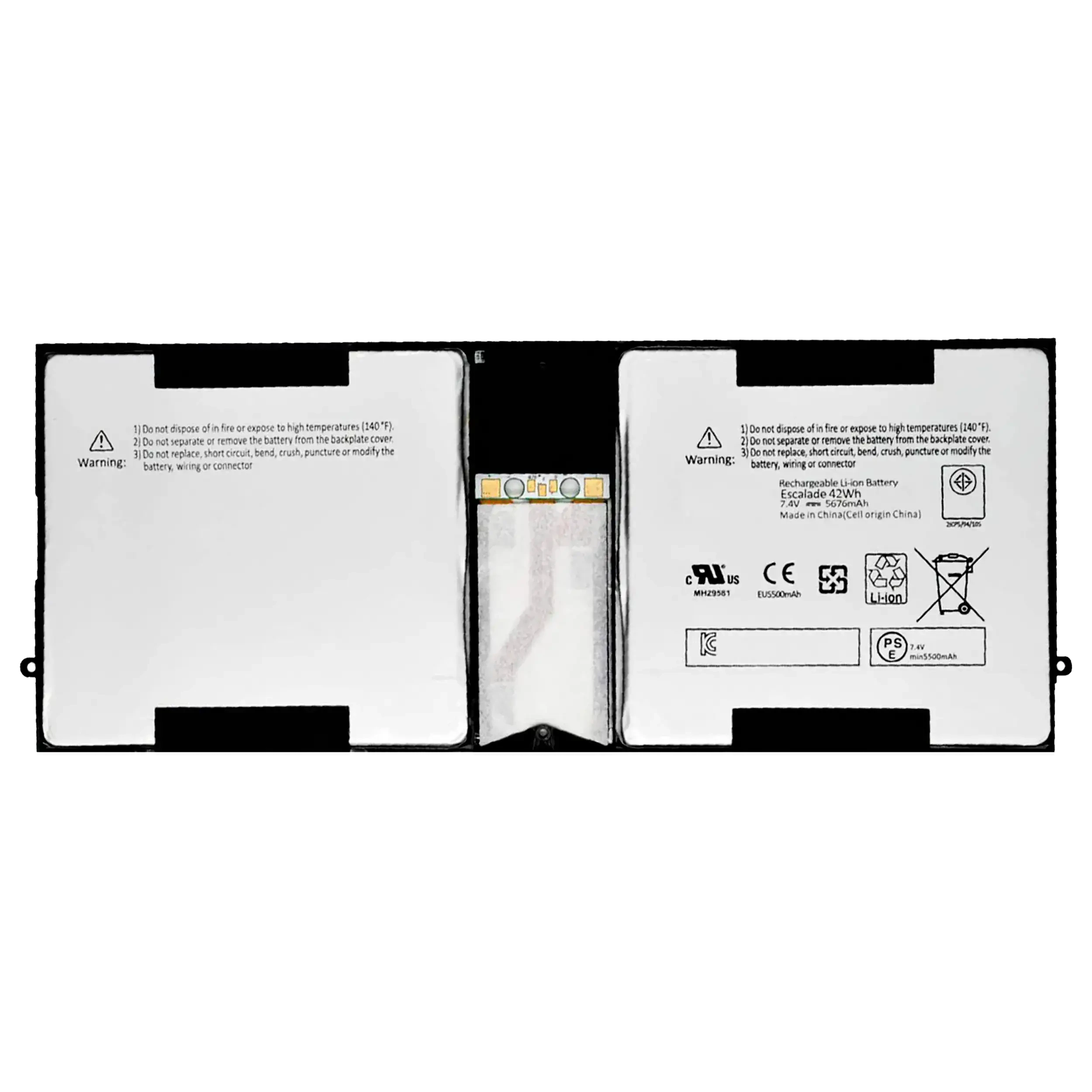 Batteria di ricambio per Microsoft Surface Pro (1514)