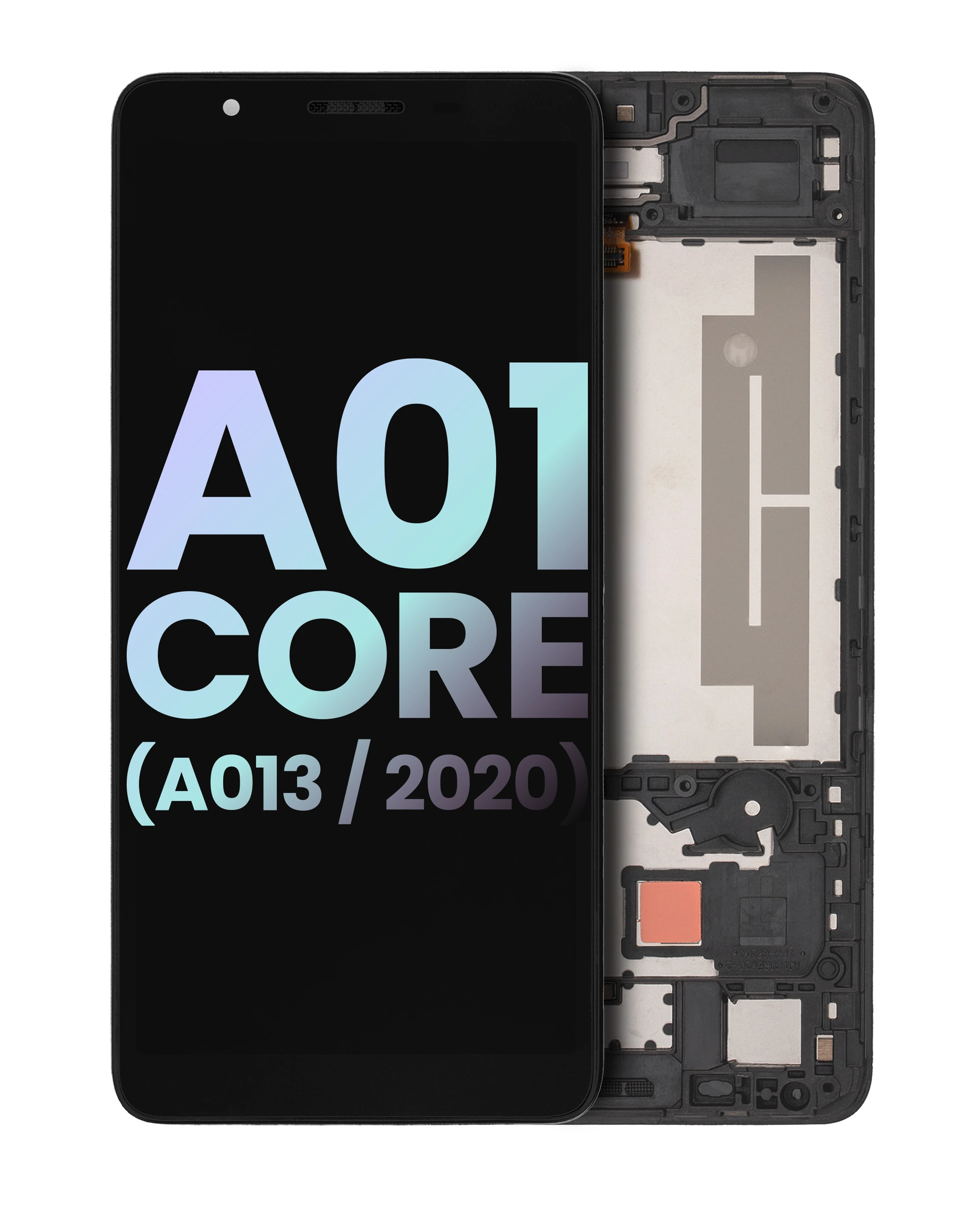 Display LCD completo con Frame per Samsung Galaxy A01 Core (A013 / 2020) (Service Pack) (tutti i colori)