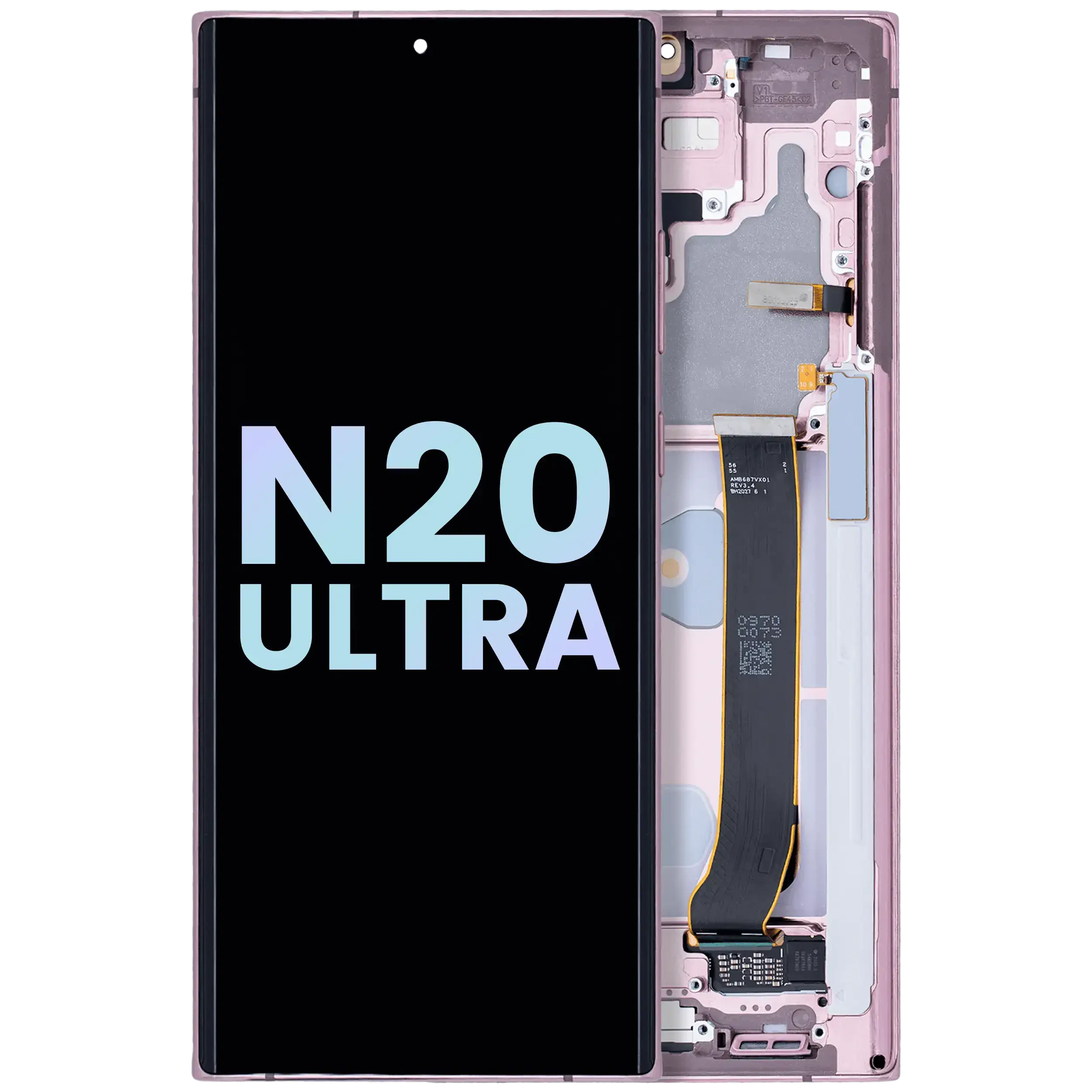 Display OLED completo con Frame per Samsung Galaxy Note 20 Ultra 5G (Service Pack) (Mystic Bronze)