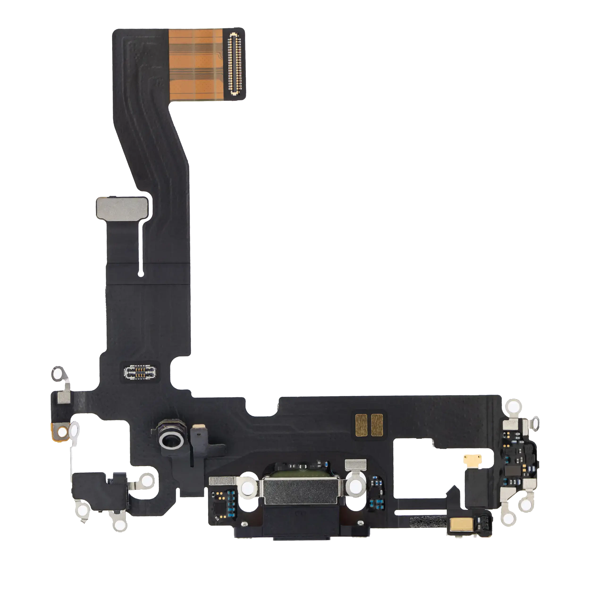 Flat connettore di ricarica per iPhone 12 / 12 Pro (Premium) (Grafite)