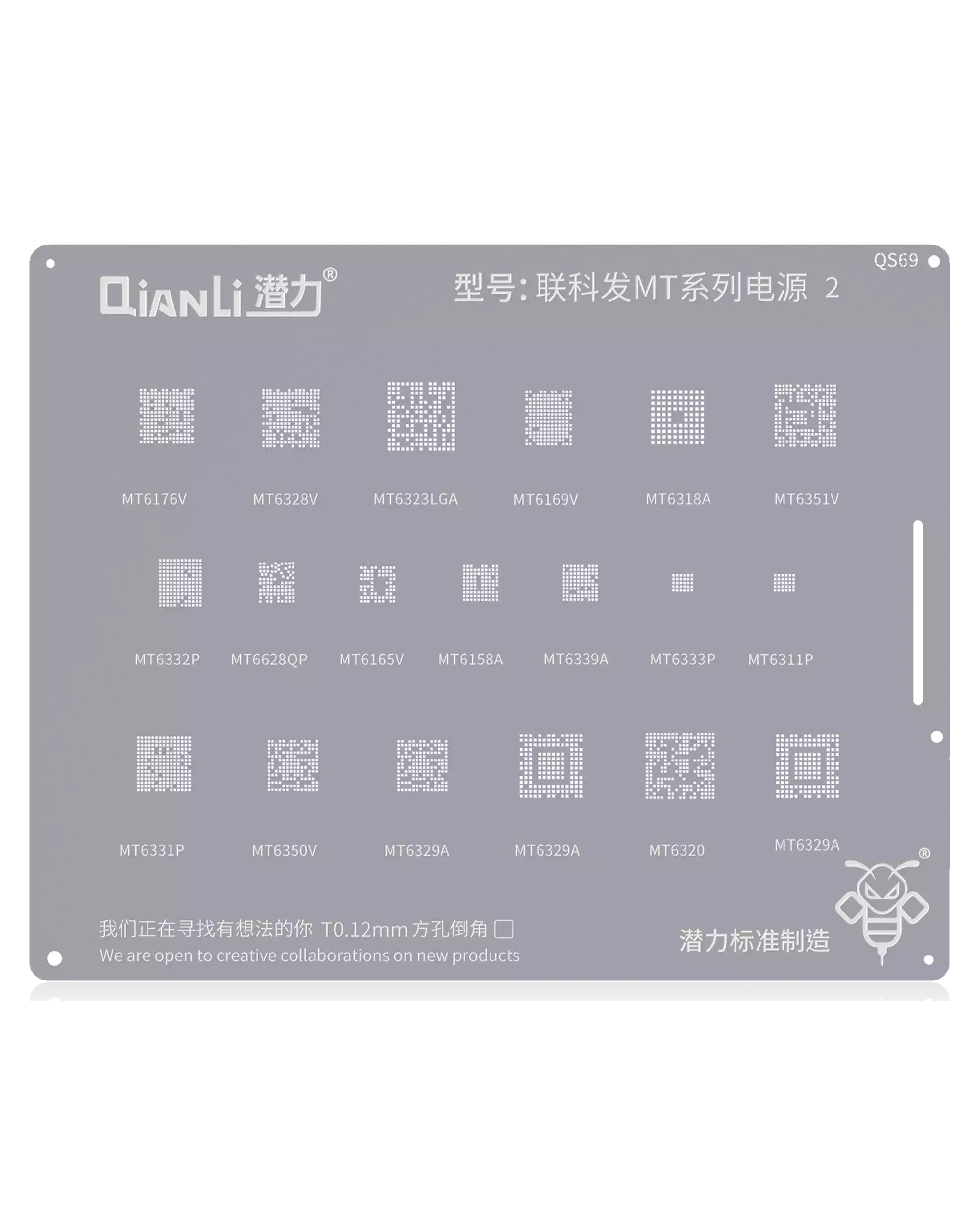 Bumblebee Stencil (QS69) MTK MT Series 2 (Qianli)