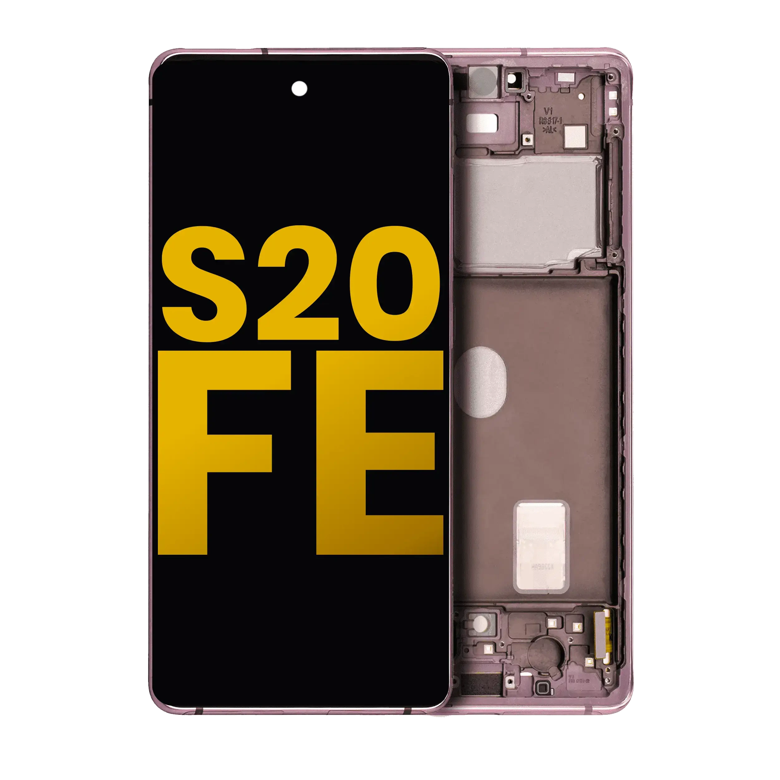 Display OLED completo con Frame per Samsung Galaxy S20 FE 4G / 5G (Refurbished) (Cloud Lavanda)