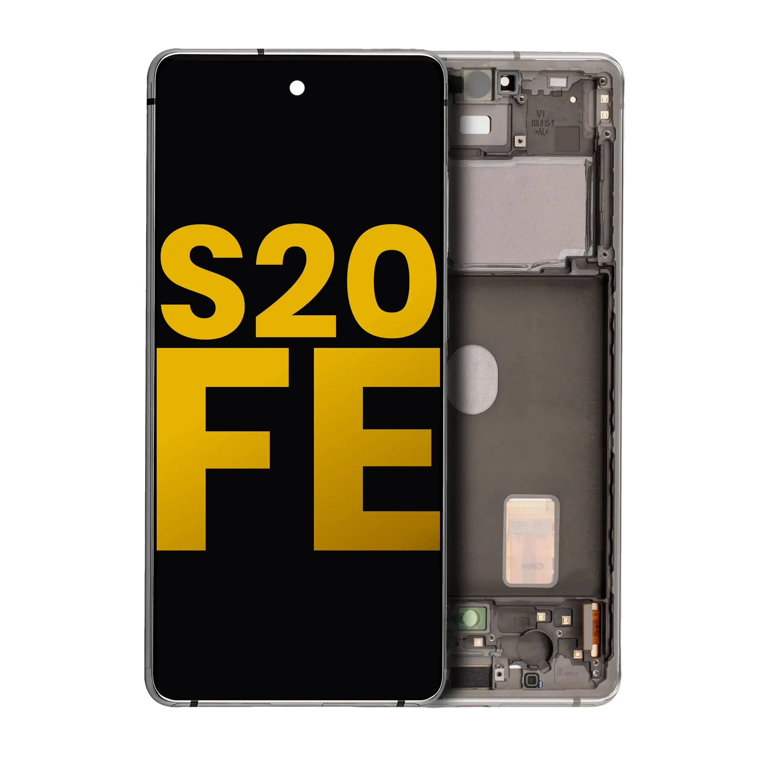 Display OLED completo con Frame per Samsung Galaxy S20 FE 4G / 5G (Refurbished) (Bianco nuvola)