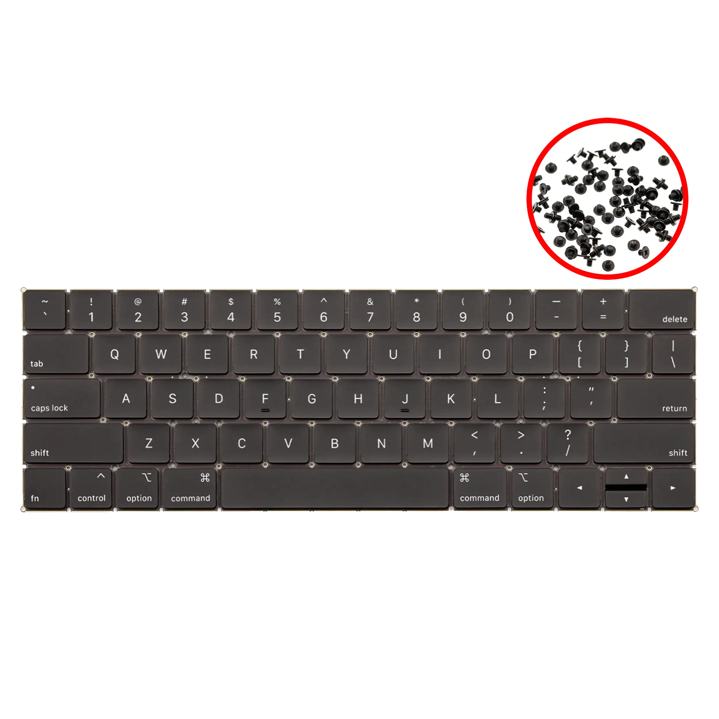 tastiera W/ Backlight e Viti per MacBook Pro 13" / Pro 15" A1989 / A1990 (2018-2019) (US English)