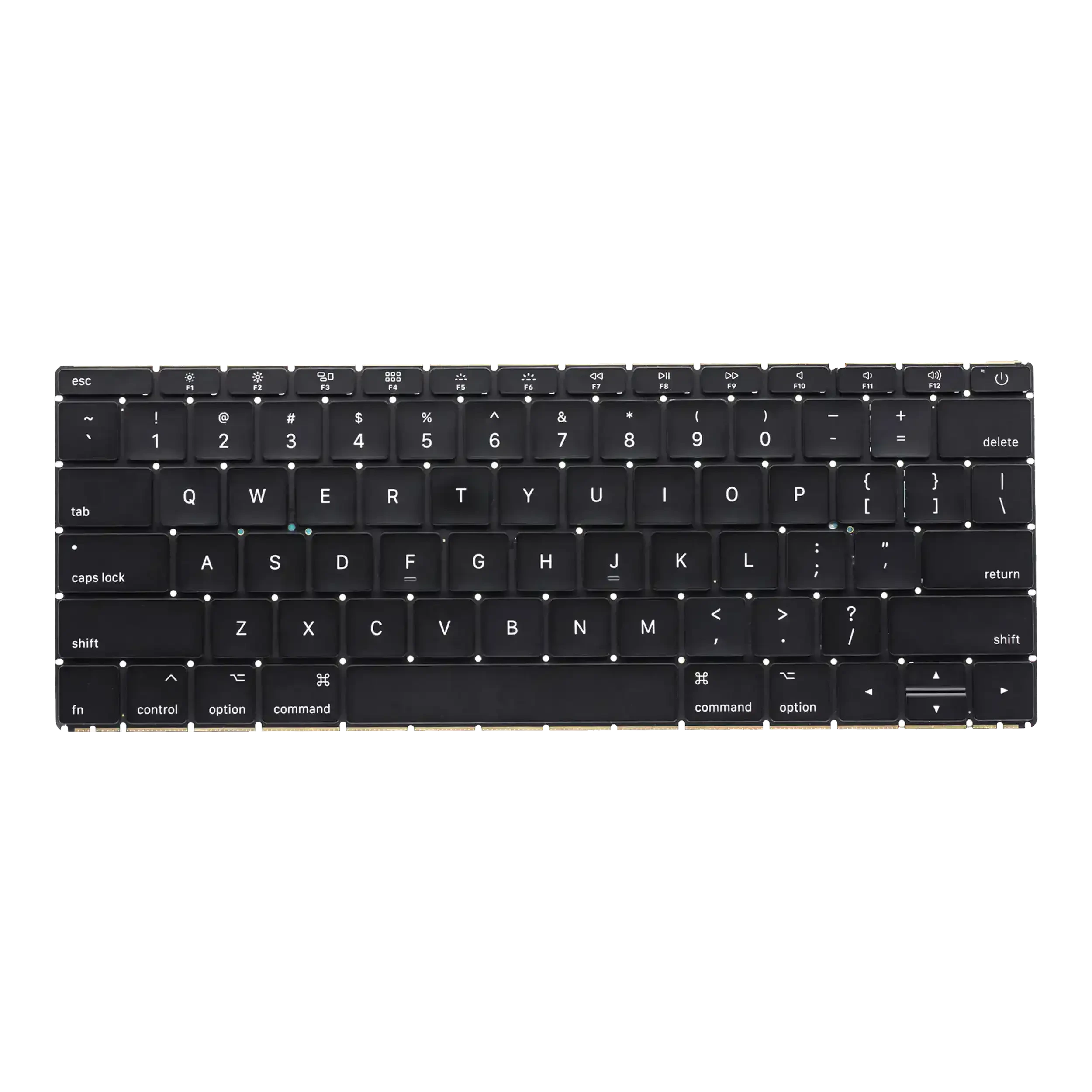 tastiera W/ Backlight e Viti per MacBook 12" A1534 (2016-2017) (US English)