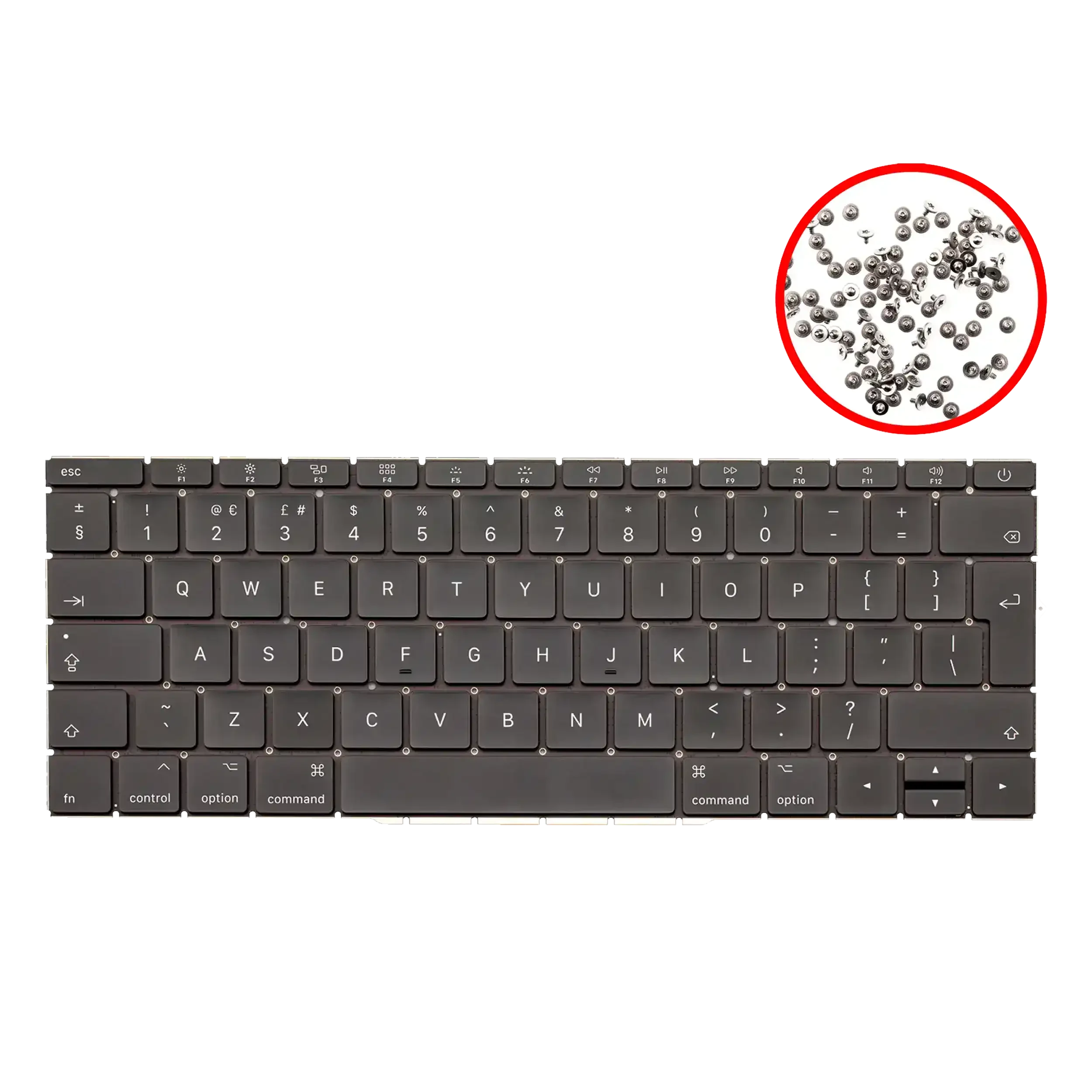 tastiera W/ Backlight e Viti per MacBook Pro 13" A1708 (2016-2017) (UK English)