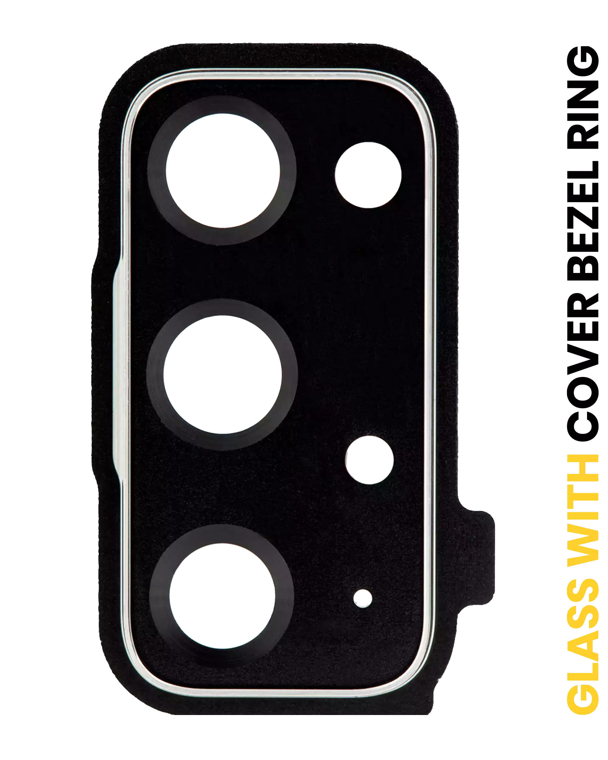 Lente fotocamera posteriore con Cover Cornice Ring per Samsung Galaxy S20 FE 4G / 5G (Nero cosmico)