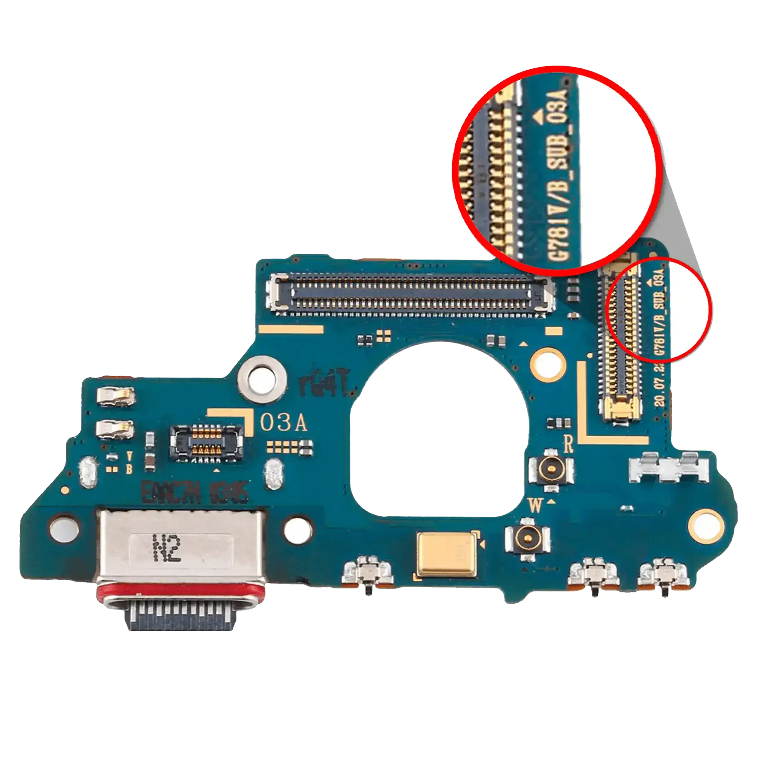 Connettore di ricarica Scheda per Samsung Galaxy S20 FE 5G (All Models) (Premium)