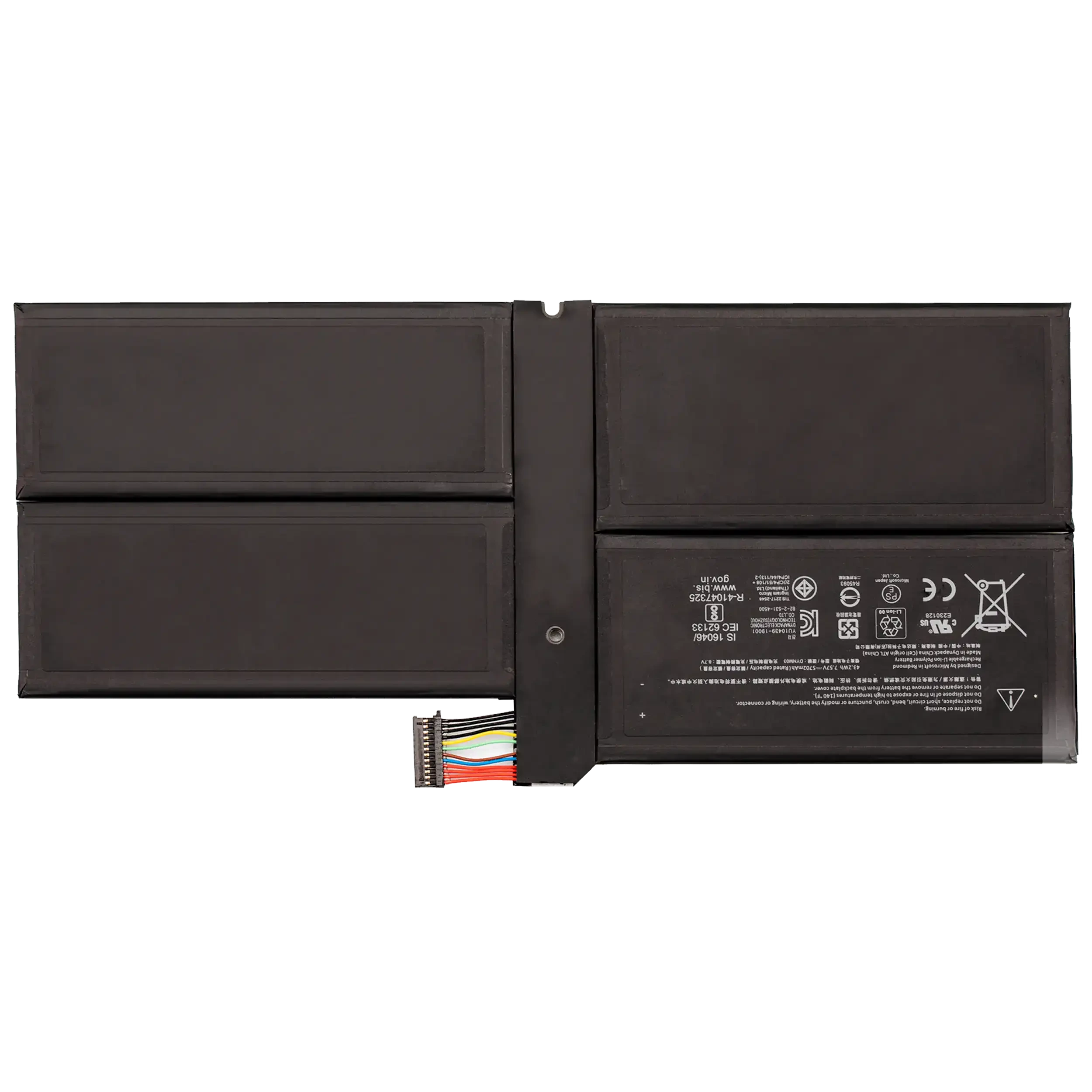 Batteria di ricambio per Microsoft Surface Pro 7 (1866) (DYNM03)