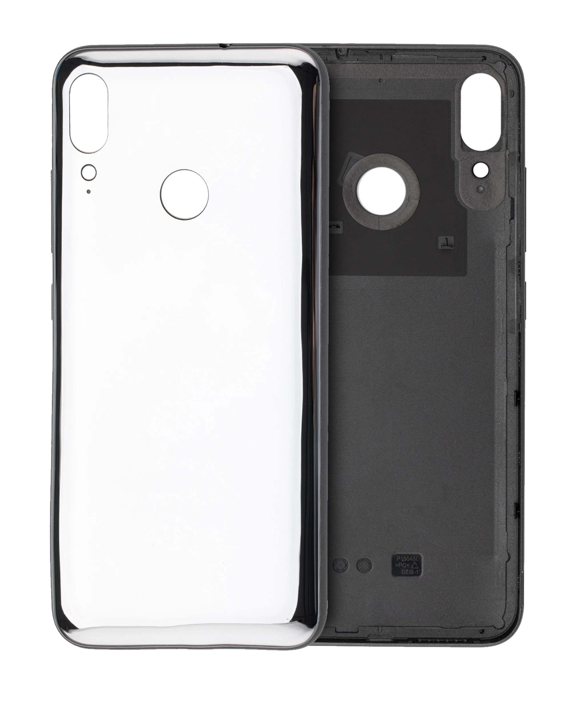 vetro cover posteriore per Motorola Moto E6 Plus (XT2025 / 2019) (Polished Grafite)