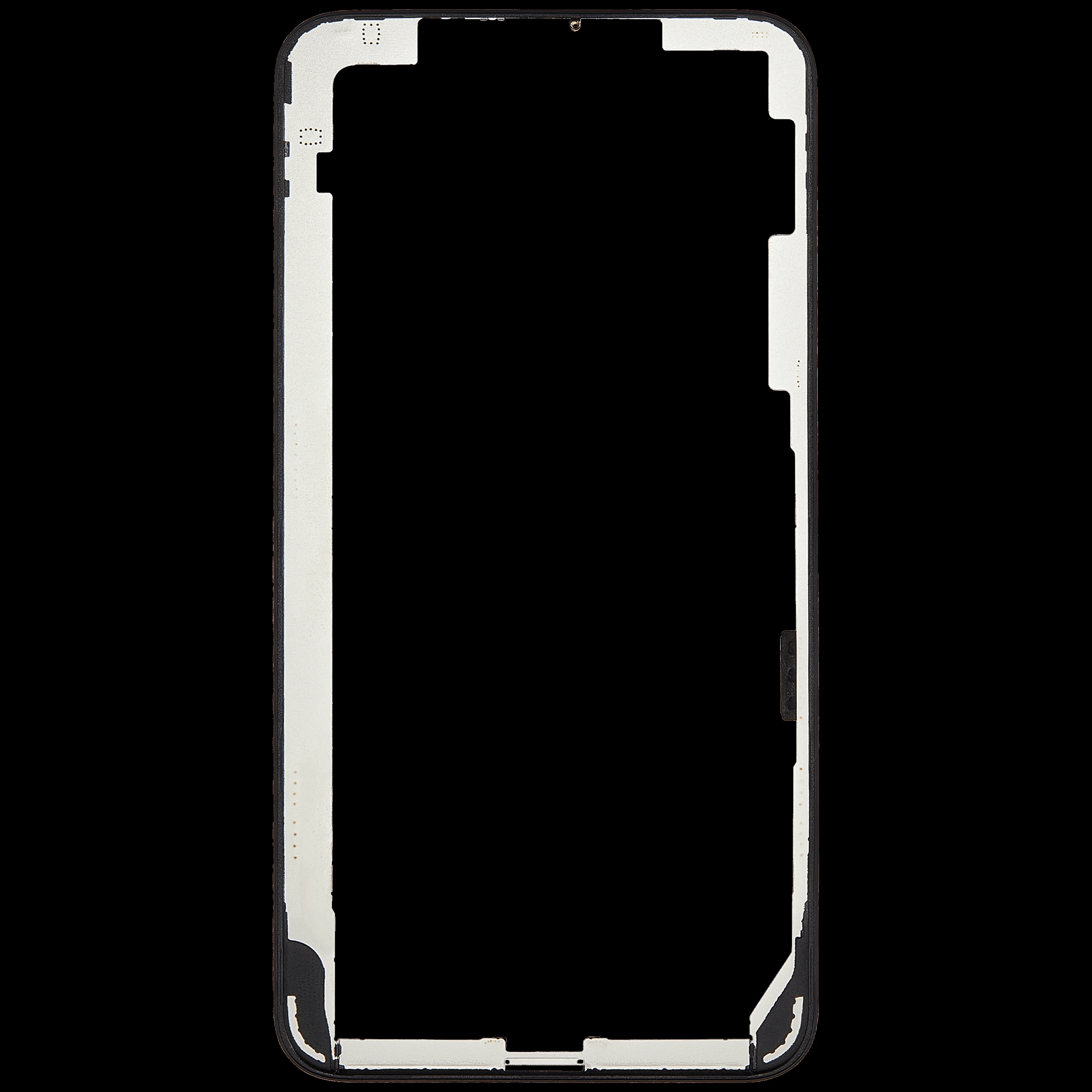 LCD Frame senza Glue compatibile per iPhone XS Max (10 pezzi) (OCA Master)