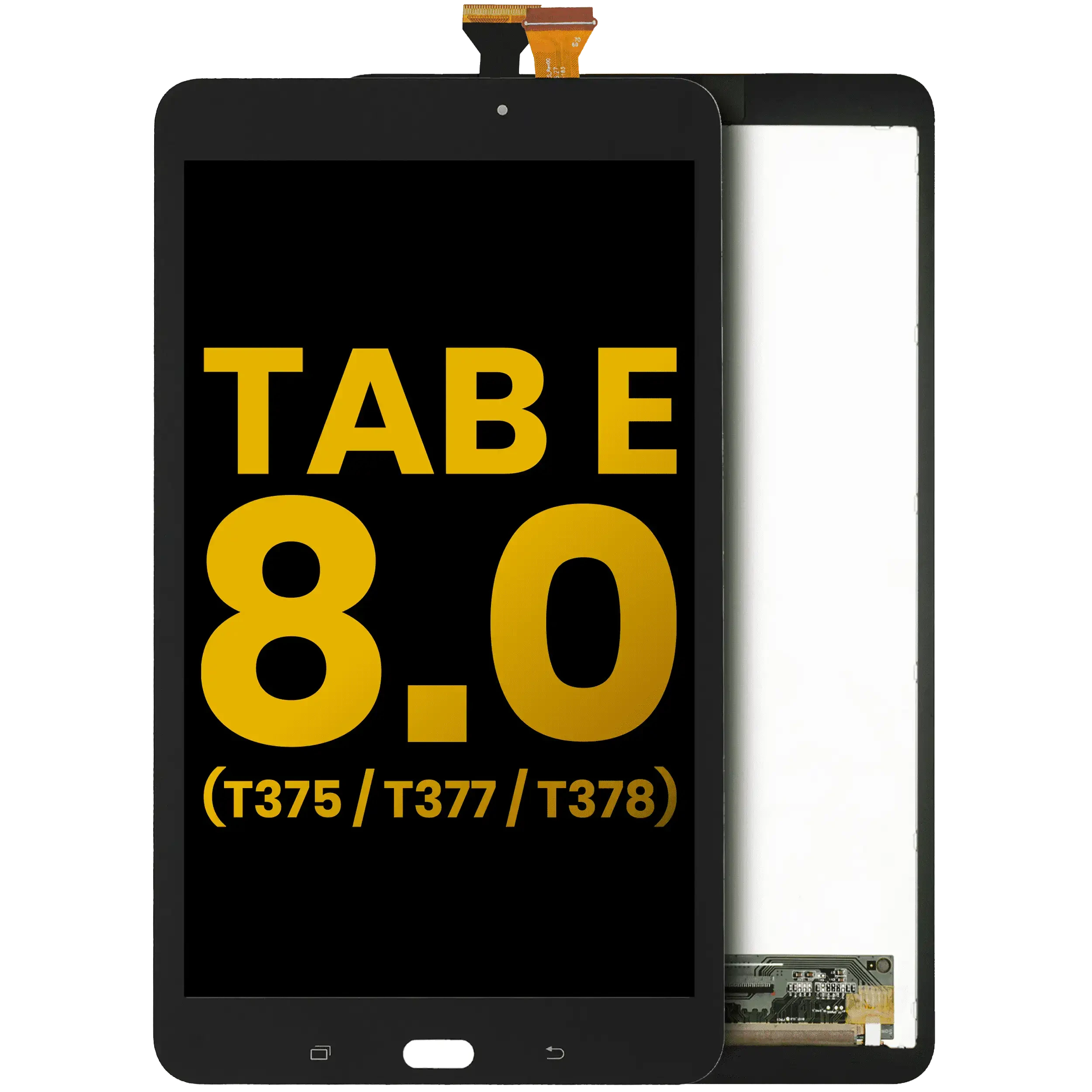 Display LCD completo senza Frame per Samsung Galaxy Tab E 8.0" (T375 / T377 / T378) (2016) (Refurbished) (Nero)
