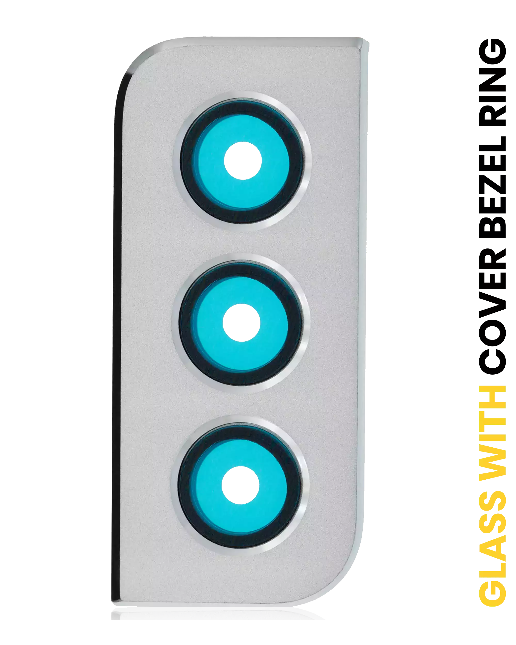 Lente fotocamera posteriore con Cornice Ring per Samsung Galaxy S21 Plus (Phantom Argento)