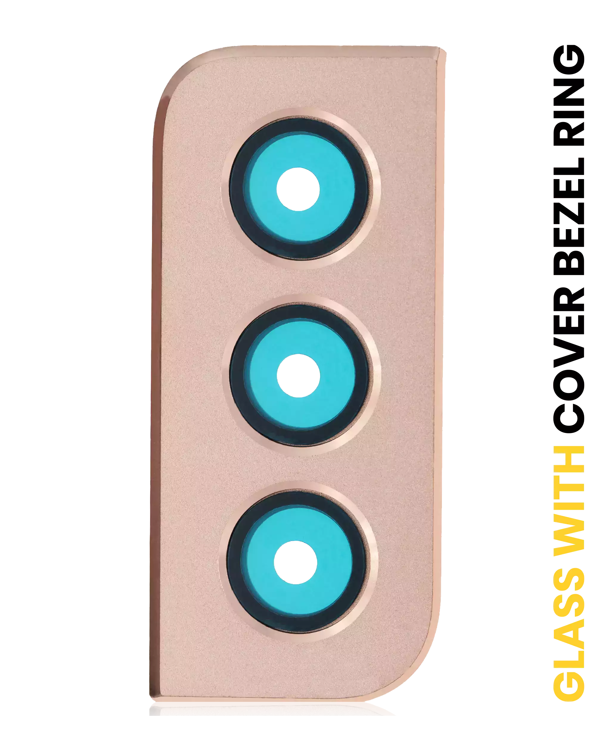 Lente fotocamera posteriore con Cornice Ring per Samsung Galaxy S21 Plus (Phantom Oro)