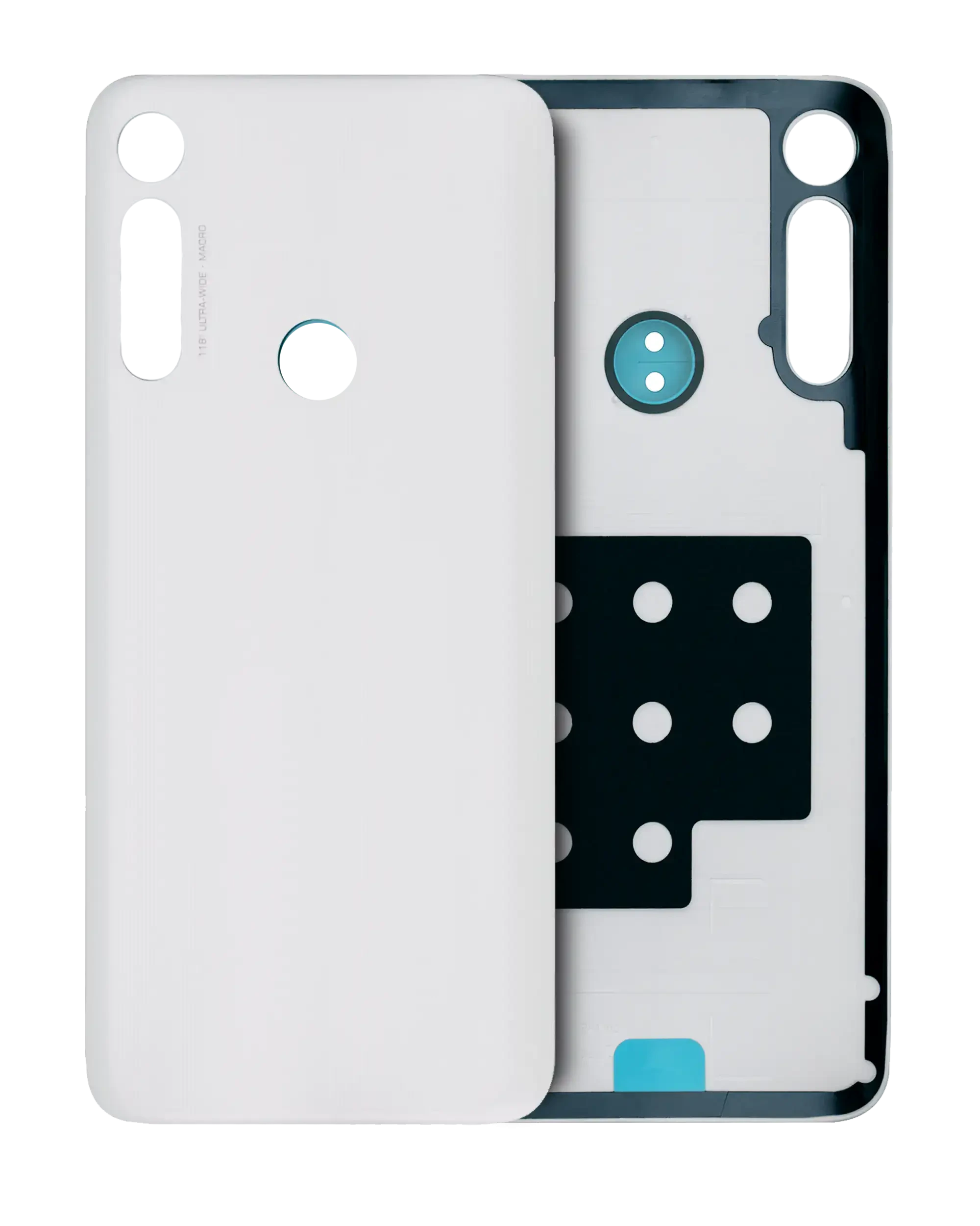 vetro cover posteriore per Motorola Moto G Fast (XT2045-3 / 2020) (Perla Bianco)