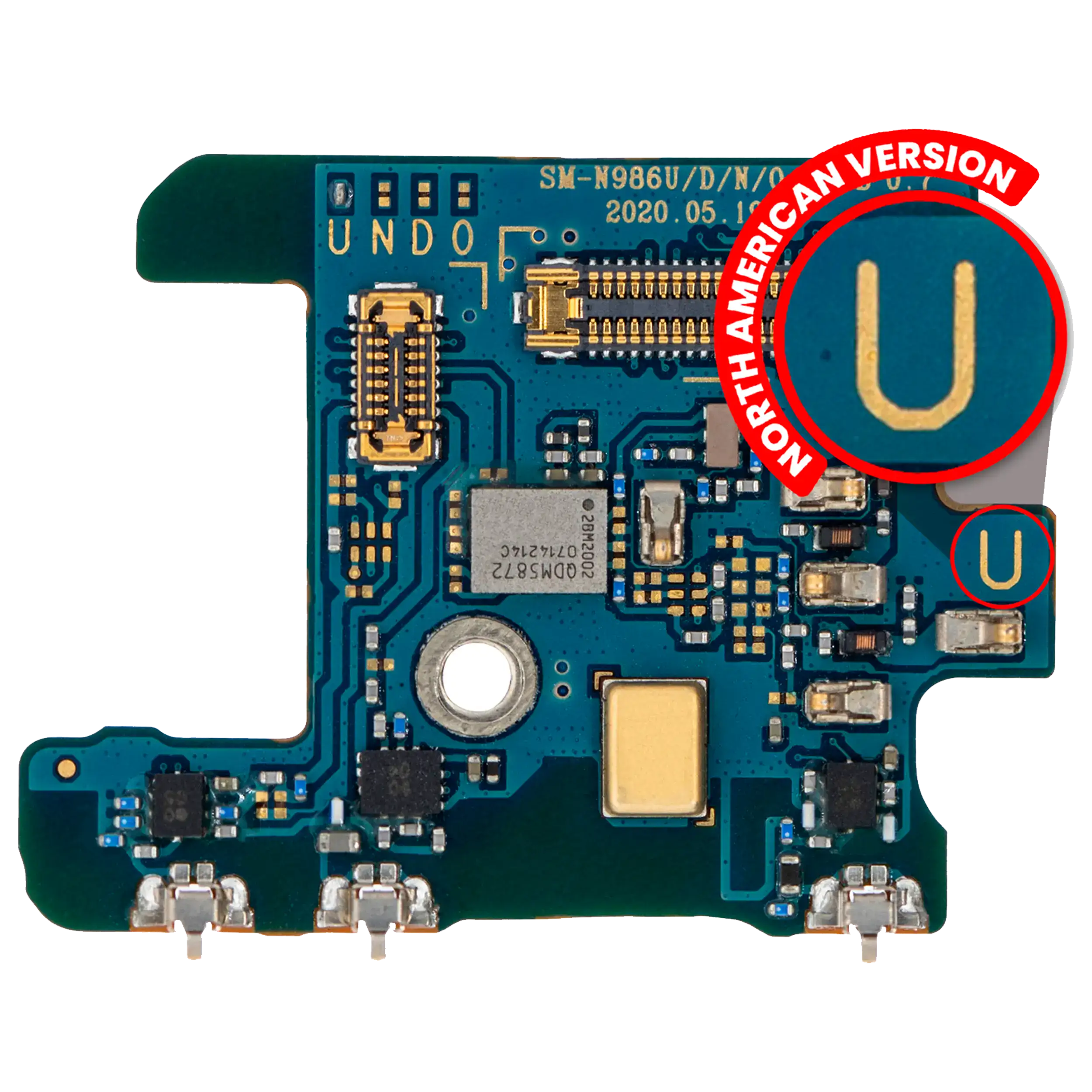 Microfono PCB Scheda per Samsung Galaxy Note 20 Ultra 5G (US Version)