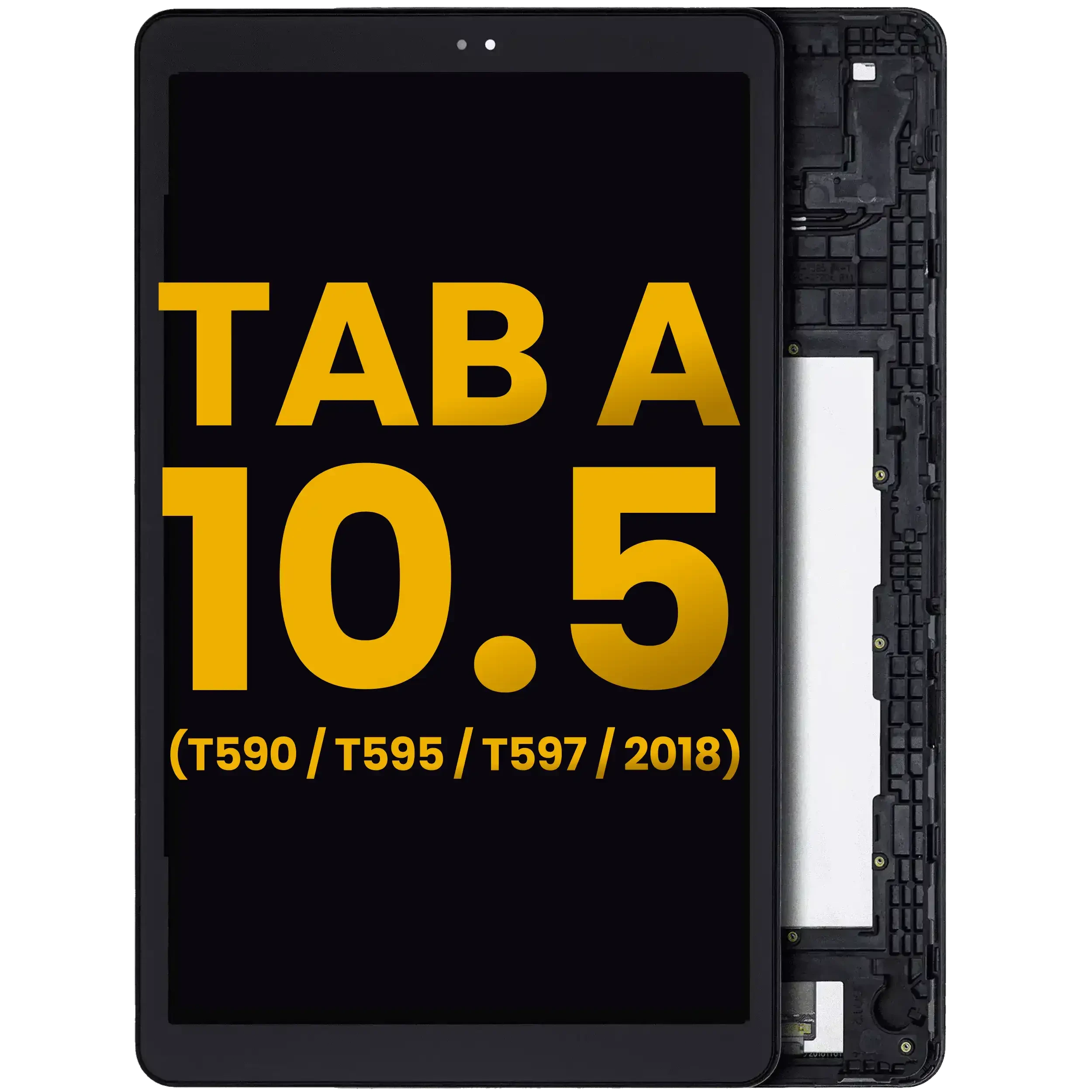 Display LCD completo con Frame per Samsung Galaxy Tab A 10.5" (T590 / T595 / T597) (2018) (Refurbished) (Nero)