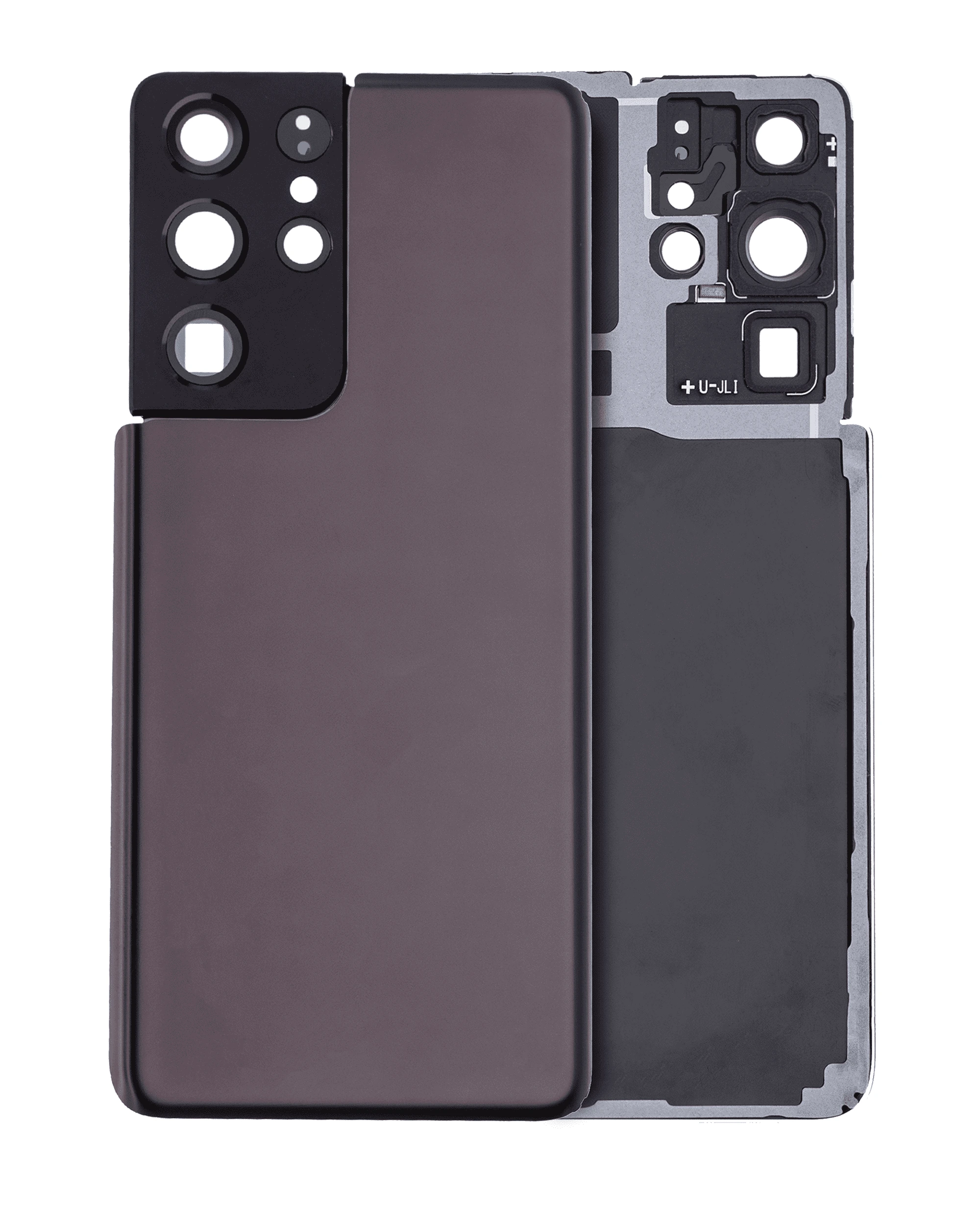 vetro cover posteriore con Vetro fotocamera per Samsung Galaxy S21 Ultra (No Logo) (Phantom Brown)