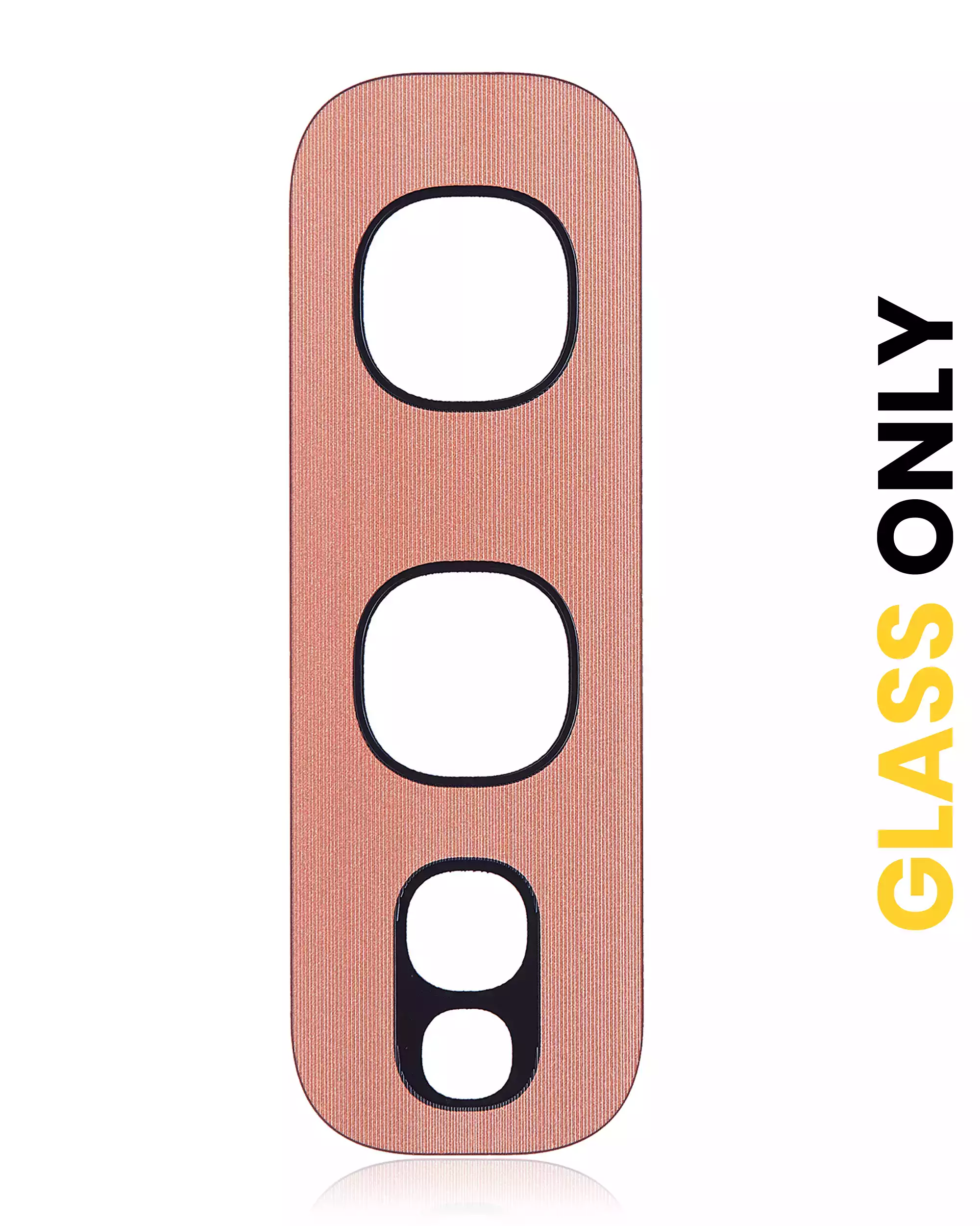 Lente fotocamera posteriore (solo vetro) con adesivo per Samsung Galaxy S10E (Flamingo Rosa) (10 pezzi)