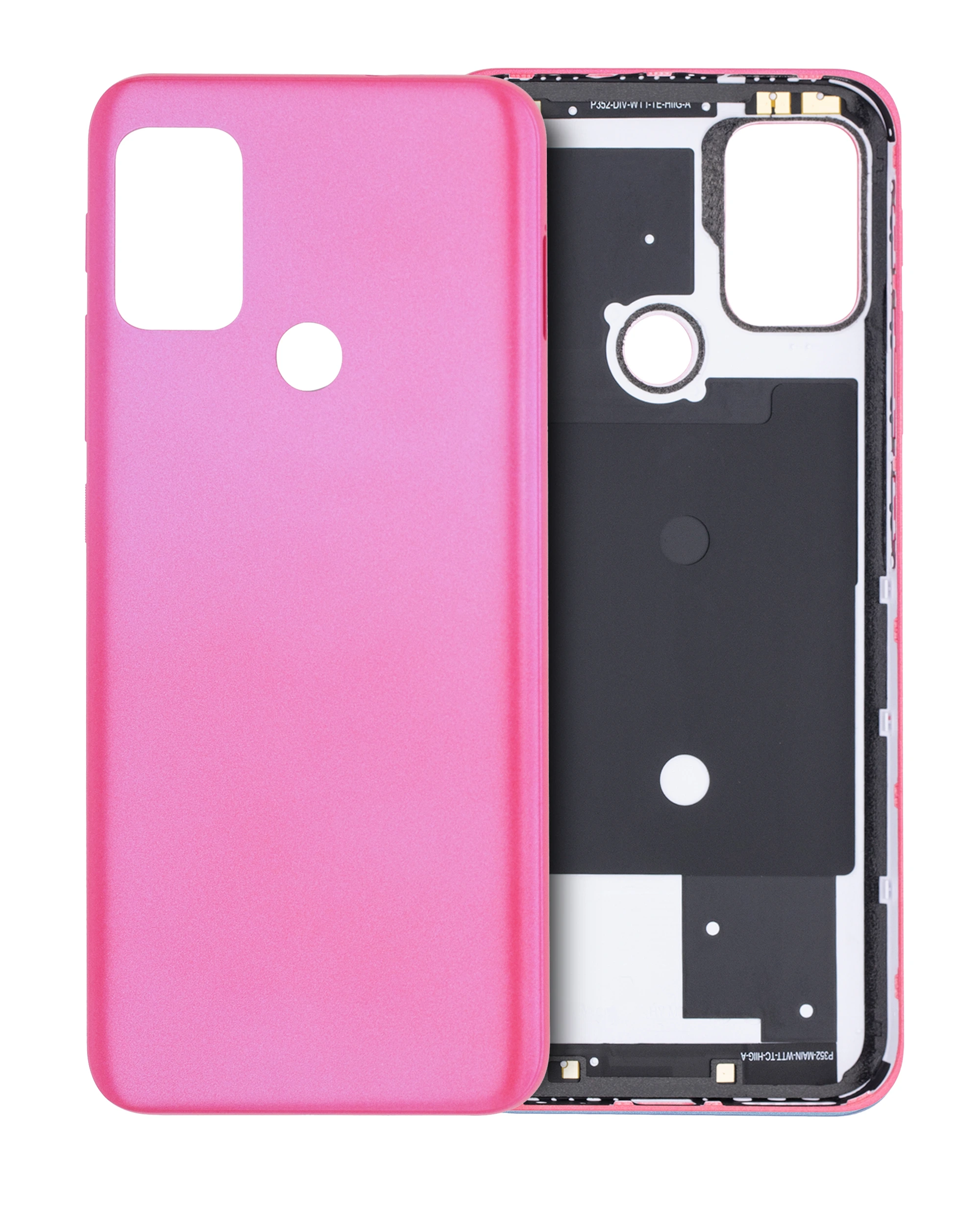 vetro cover posteriore per Motorola Moto G20 (XT2128 / 2021) (Flamingo Rosa)