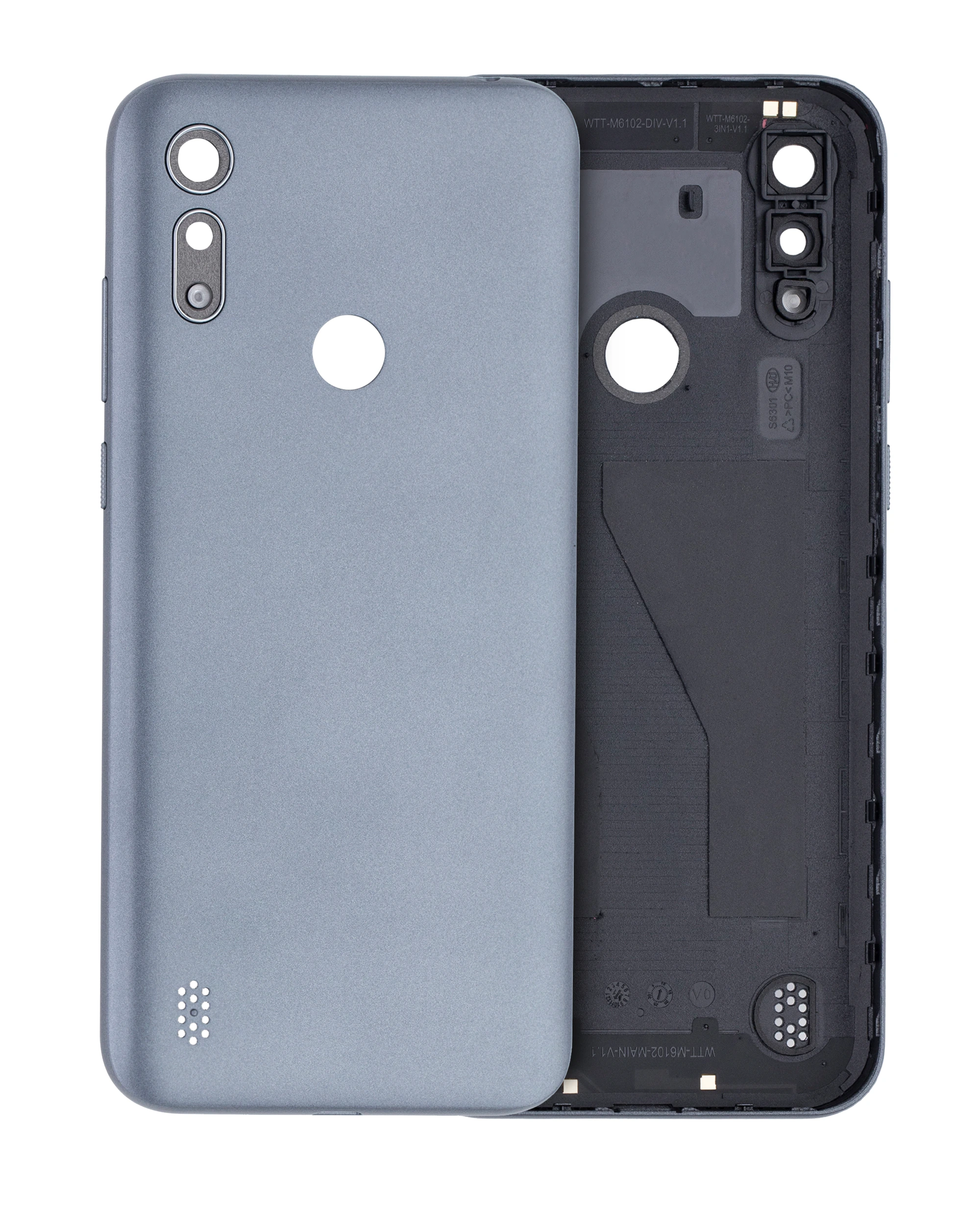 vetro cover posteriore per Motorola Moto E6i (XT2053-5 / 2021) (Titanio Grigio)