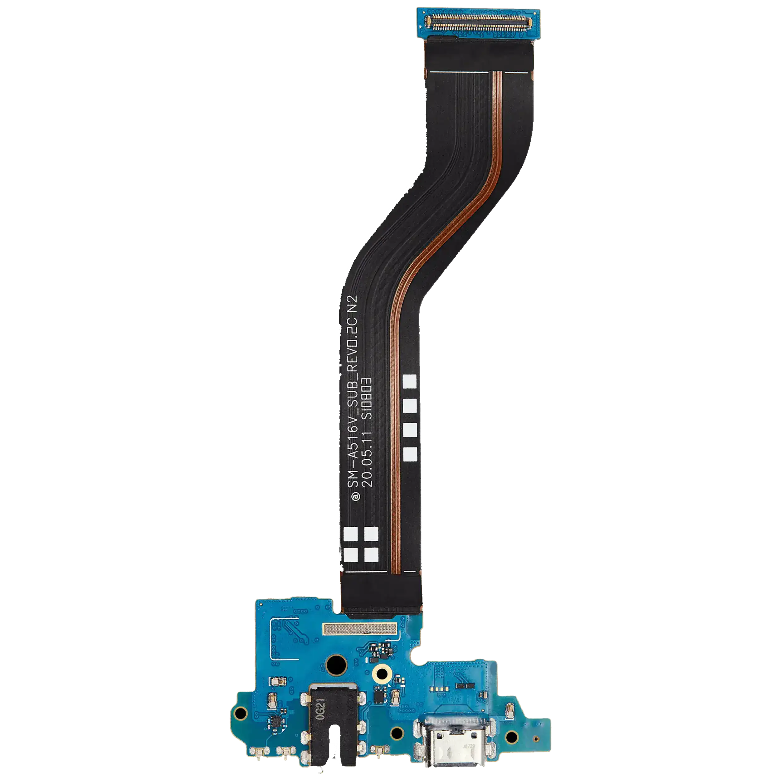 Connettore di ricarica flat con jack cuffie per Samsung Galaxy A51 5G UW (A516 / 2020) (A516V) (Verizon Version) (Premium)