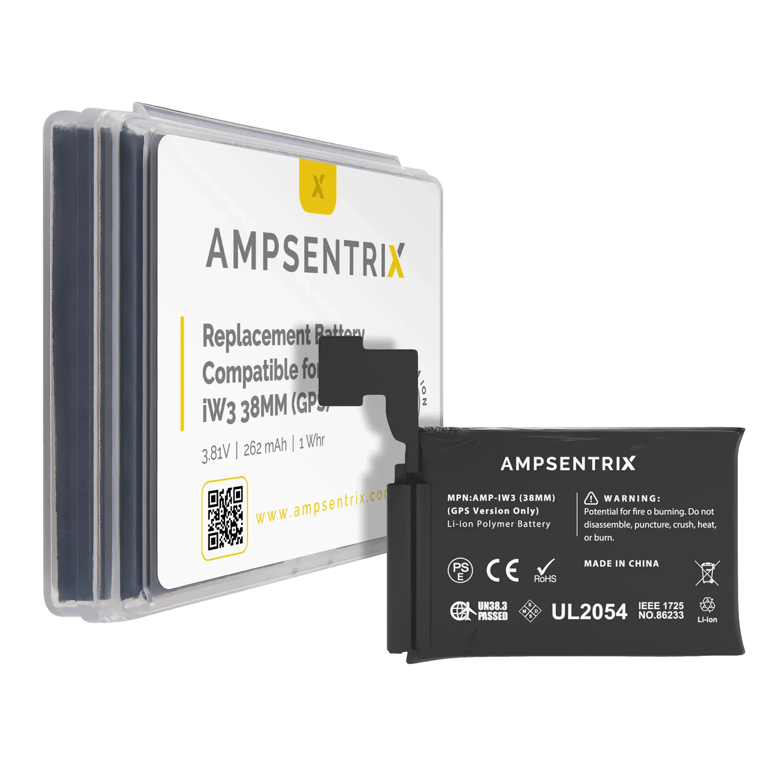 Batteria di ricambio per Watch Series 3 (38MM) (GPS Version Only)