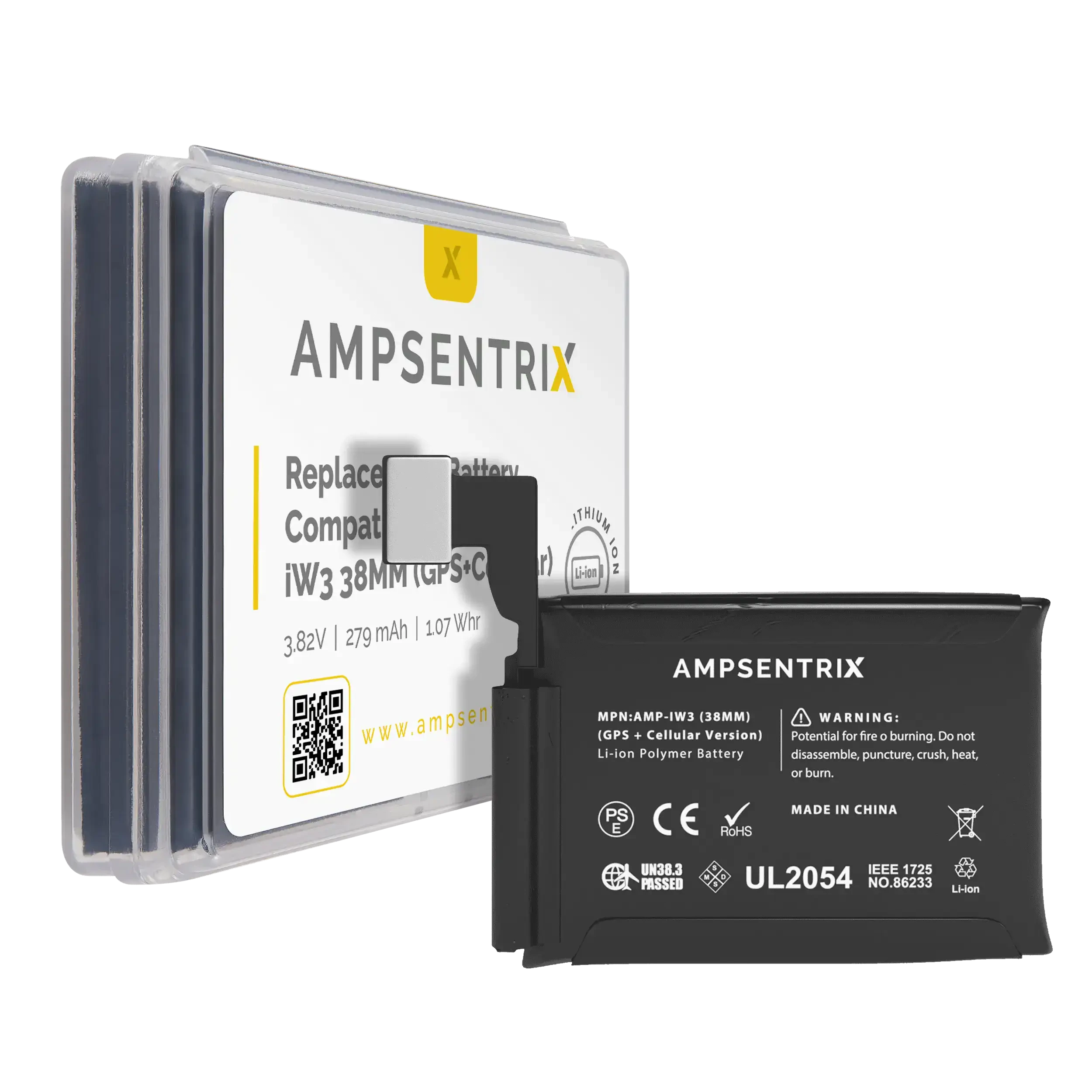 Batteria di ricambio per Watch Series 3 (38MM) (GPS + Cellular Version)