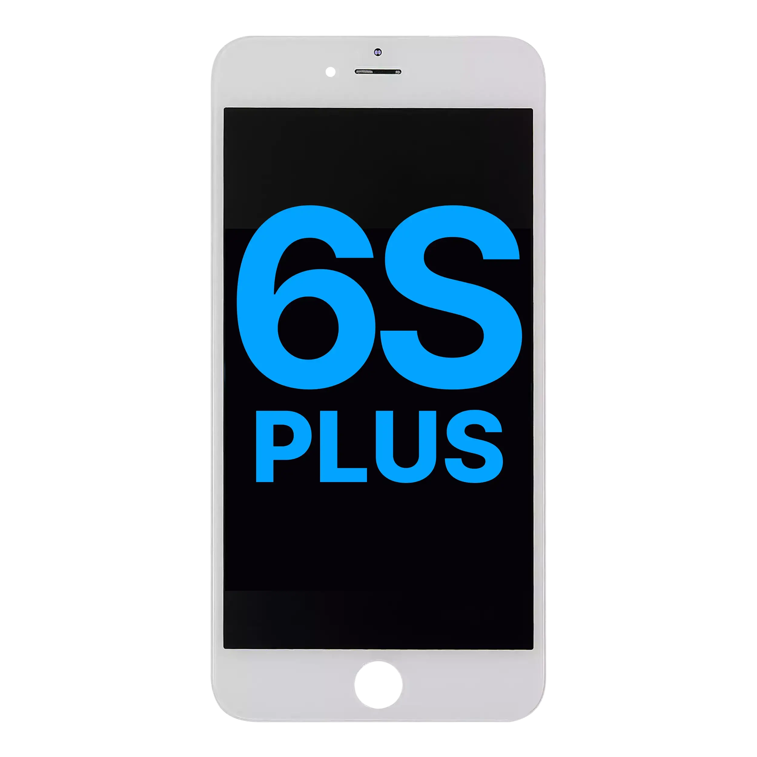 Display LCD completo con Steel Plate per iPhone 6S Plus (Bianco)